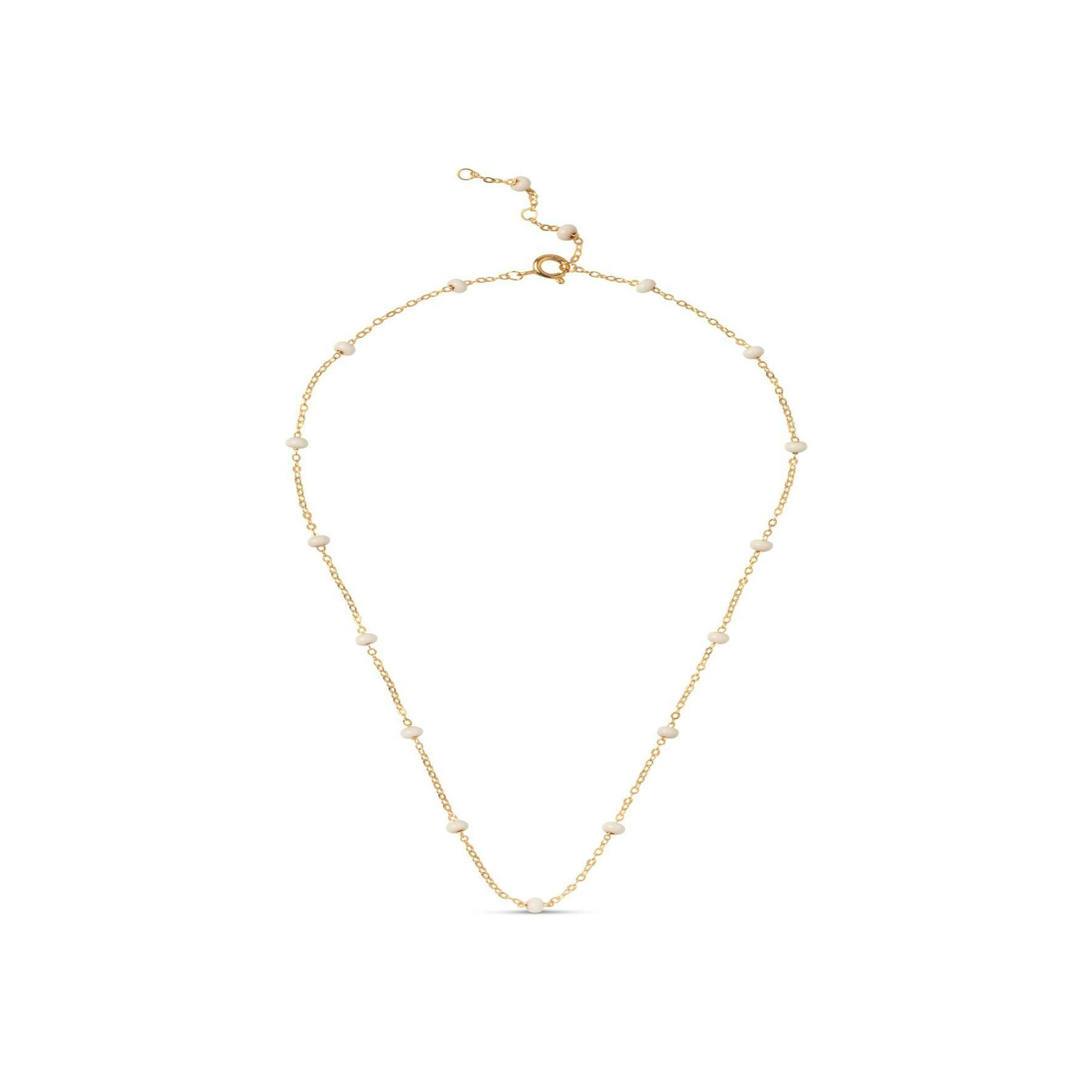 Lola Bold Necklace Daisy de Enamel Copenhagen dans Plaqué or-Argent Sterling 925