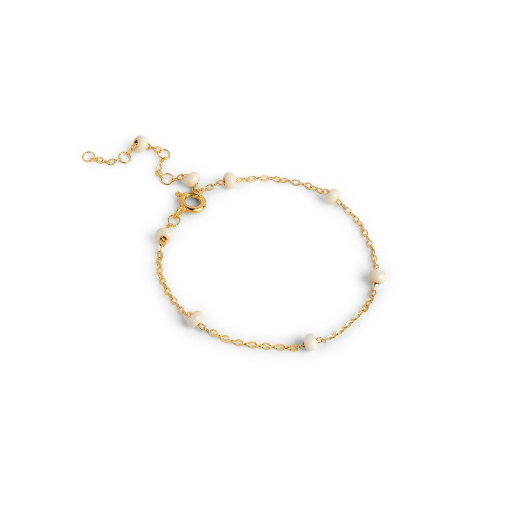 Lola Bold Bracelet Daisy von Enamel Copenhagen in Vergoldet-Silber Sterling 925