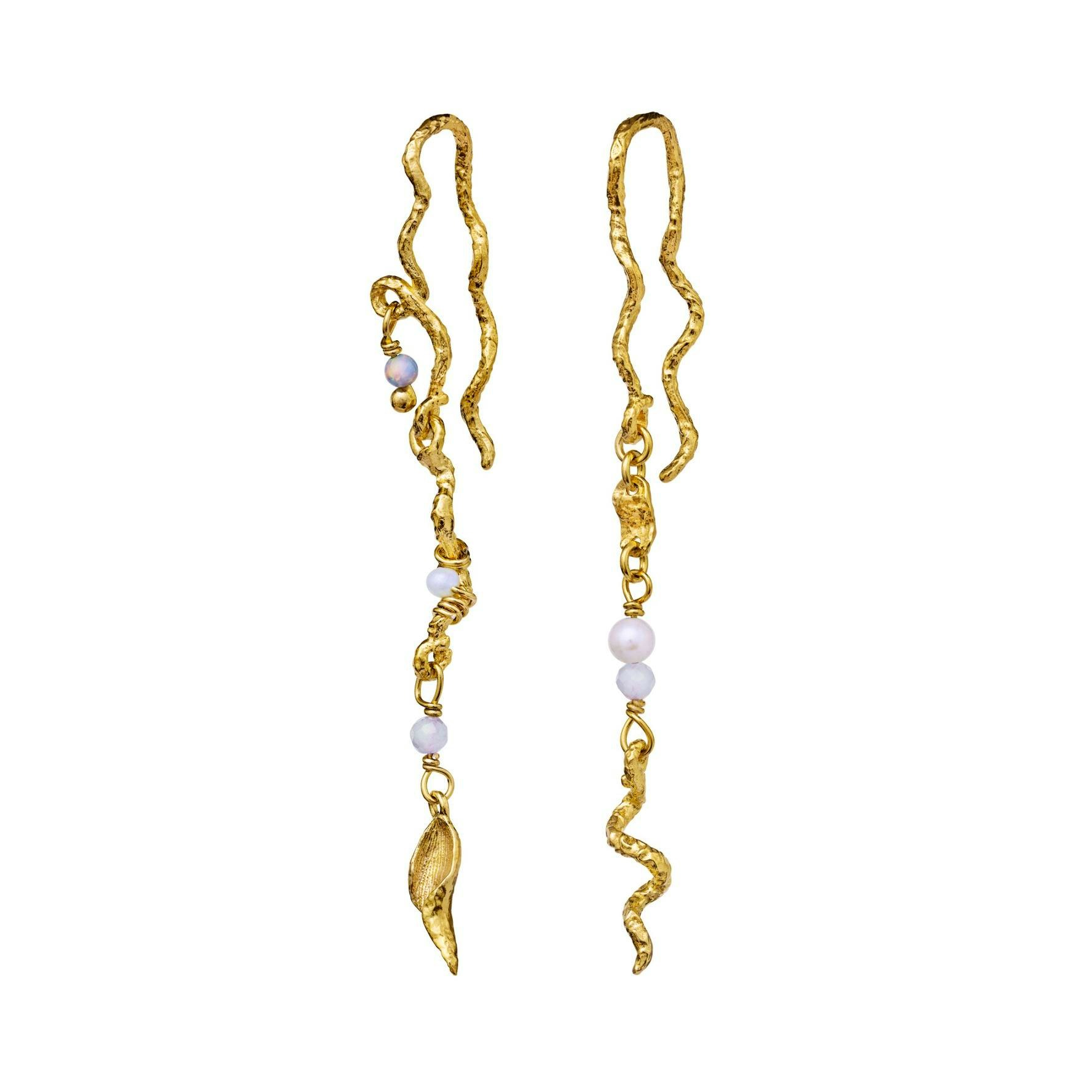 Elisa Earrings Maanesten:stä Kullattu-hopea Sterling 925:ssä}