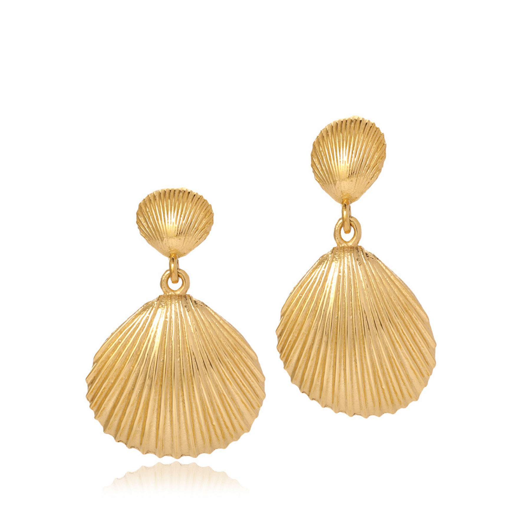 Sirena Earrings fra Sistie 2nd i Forgylt Rustfritt stål