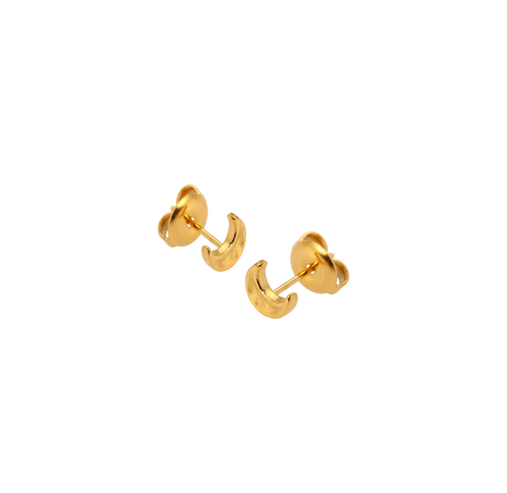 Sirena Moon Earstuds från Sistie 2nd i Förgyllt Rostfritt stål