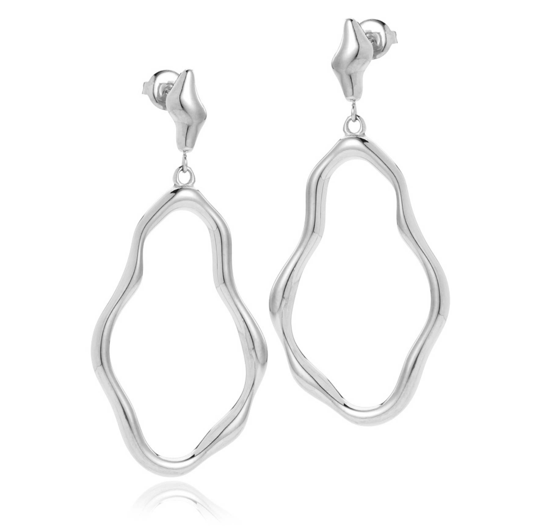Wavy Earrings fra Sistie 2nd i Rustfritt stål