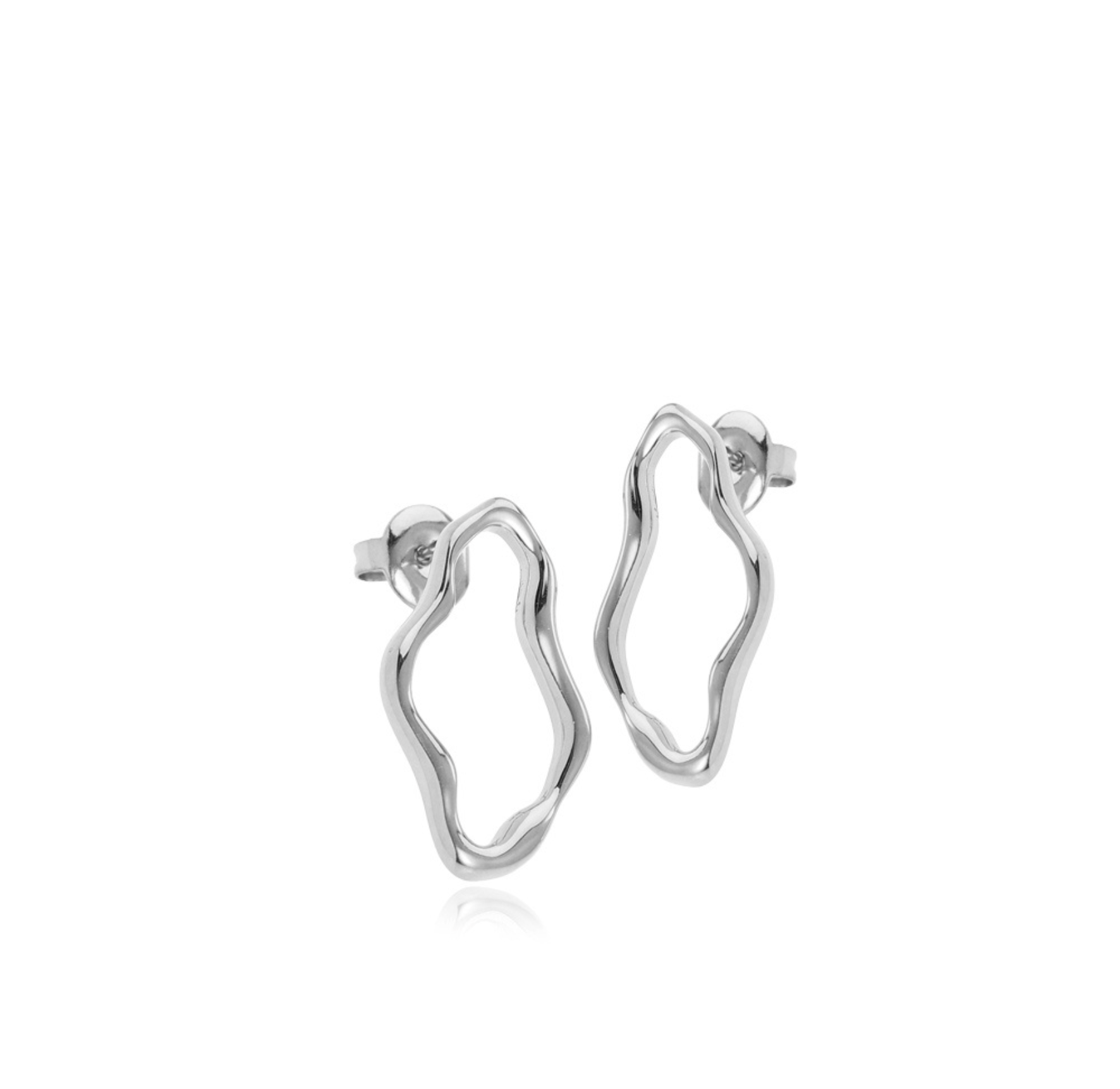Wavy Earstuds fra Sistie 2nd i Rustfritt stål