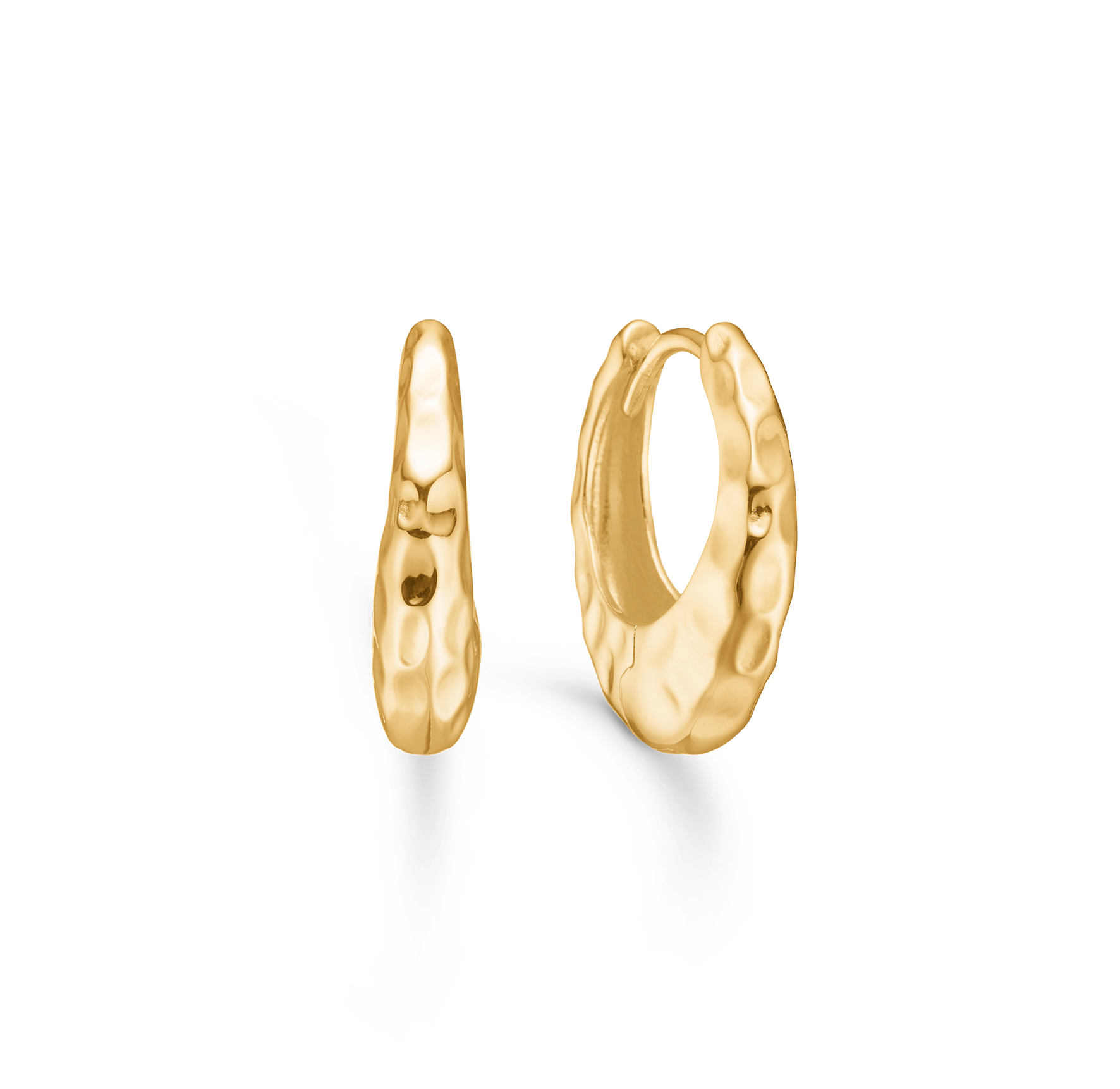 Bumped Large Hoops