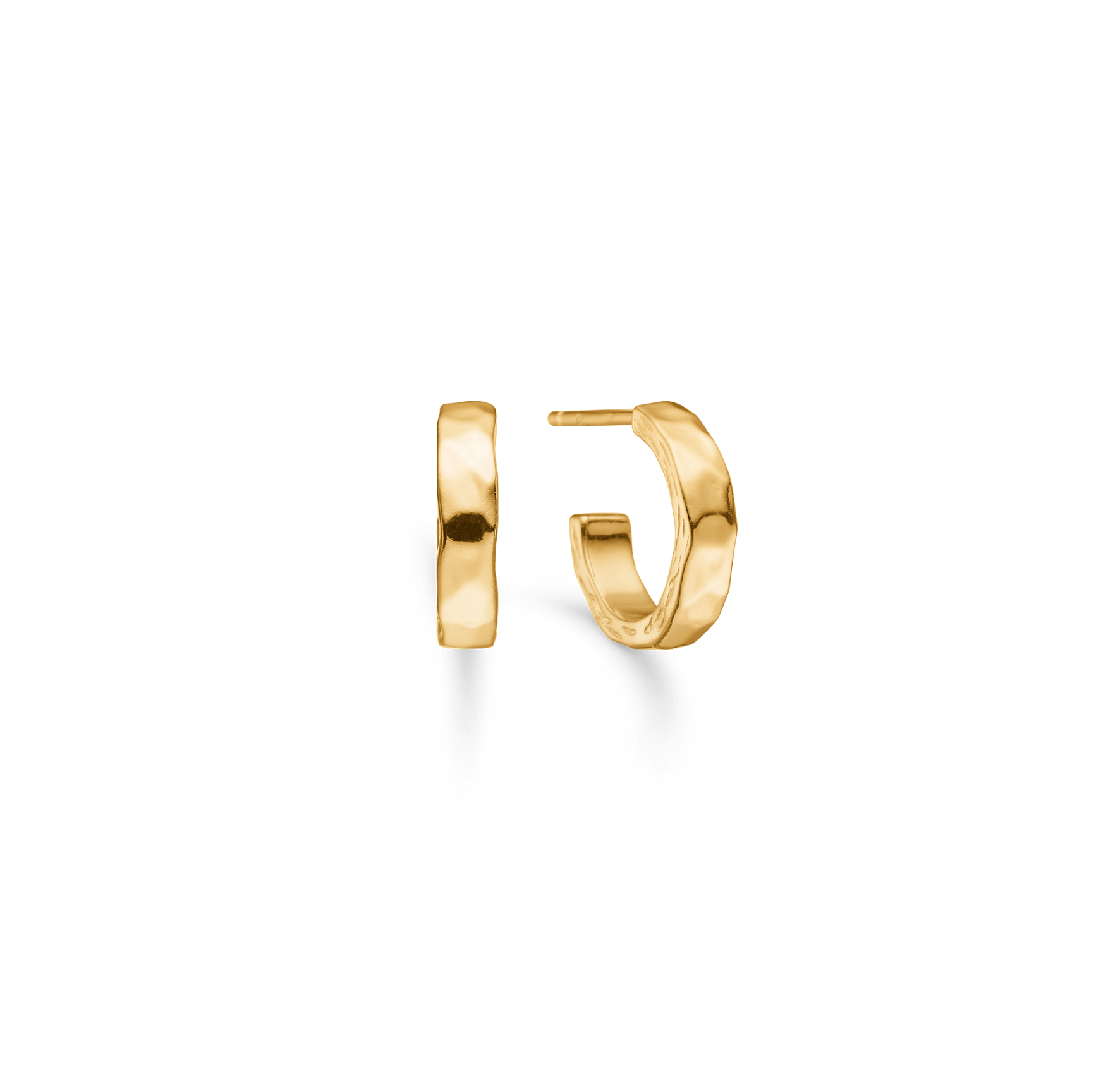 Bumped Small Hoops