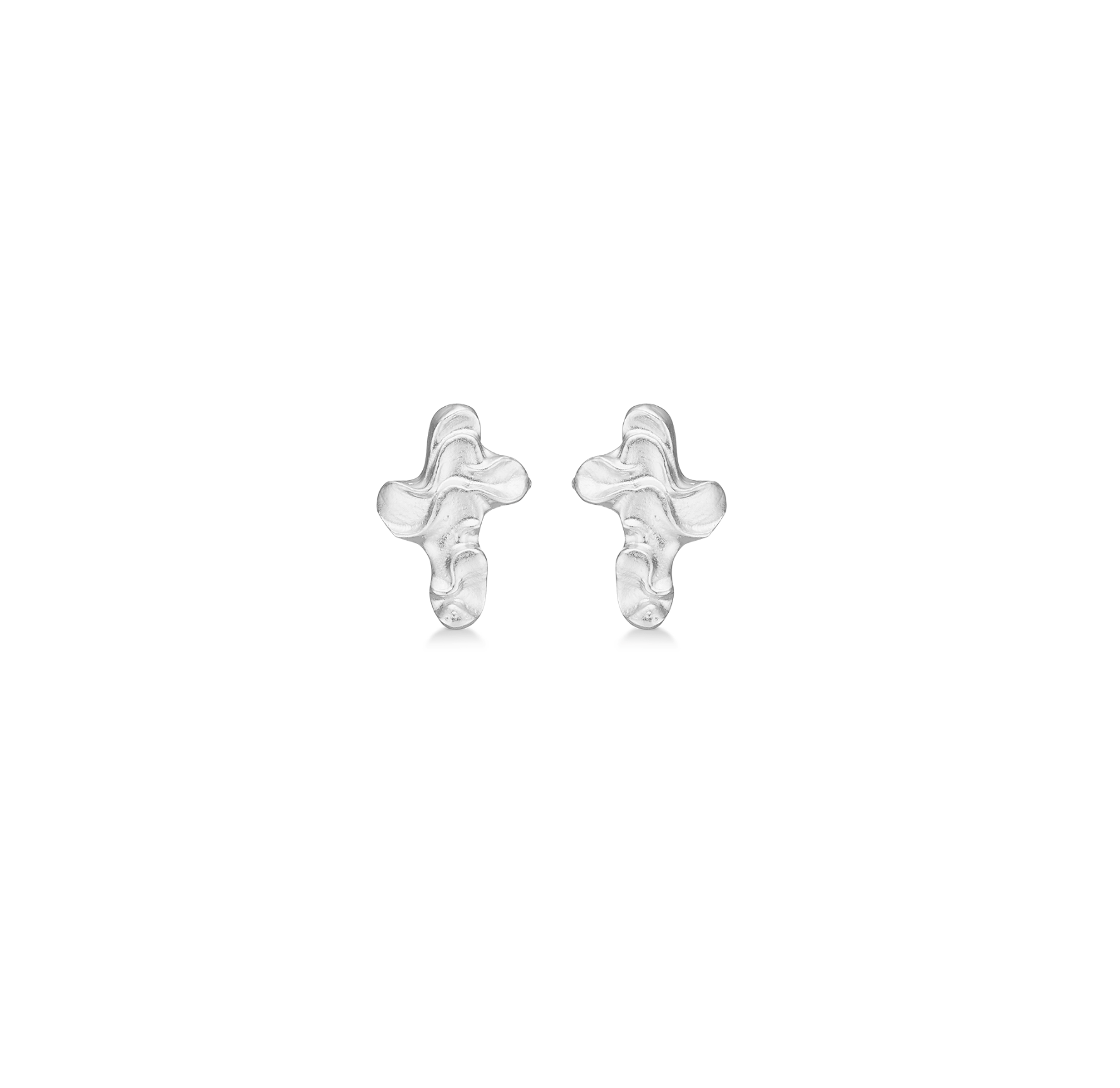 Endless Waves Small Earsticks von Studio Z in Silber Sterling 925