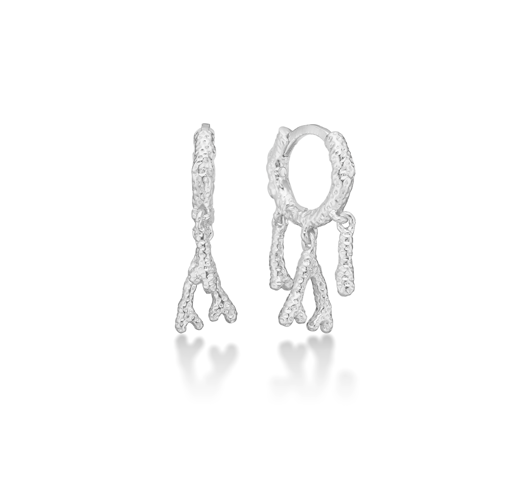 Reef Essence Hoops från Studio Z i Silver Sterling 925