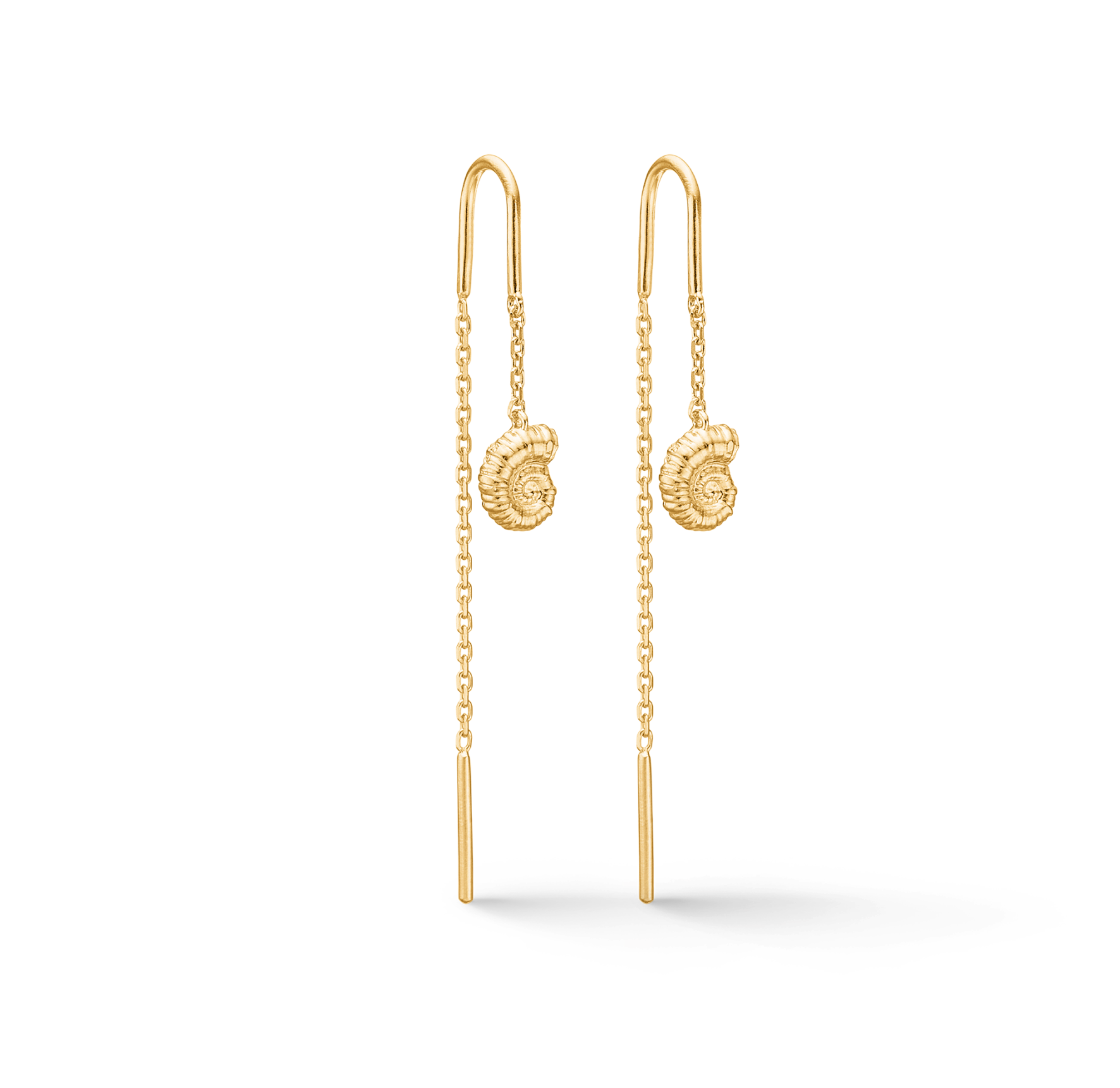 Seashell Secrets Earchains från Studio Z i Förgyllt-Silver Sterling 925