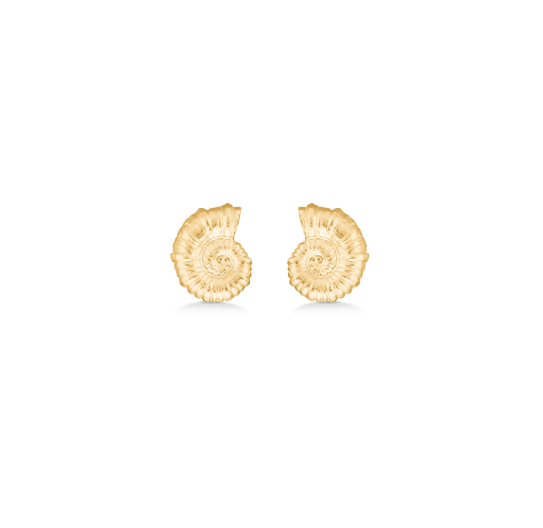 Seashell Secrets Earsticks fra Studio Z i Forgylt-Sølv Sterling 925
