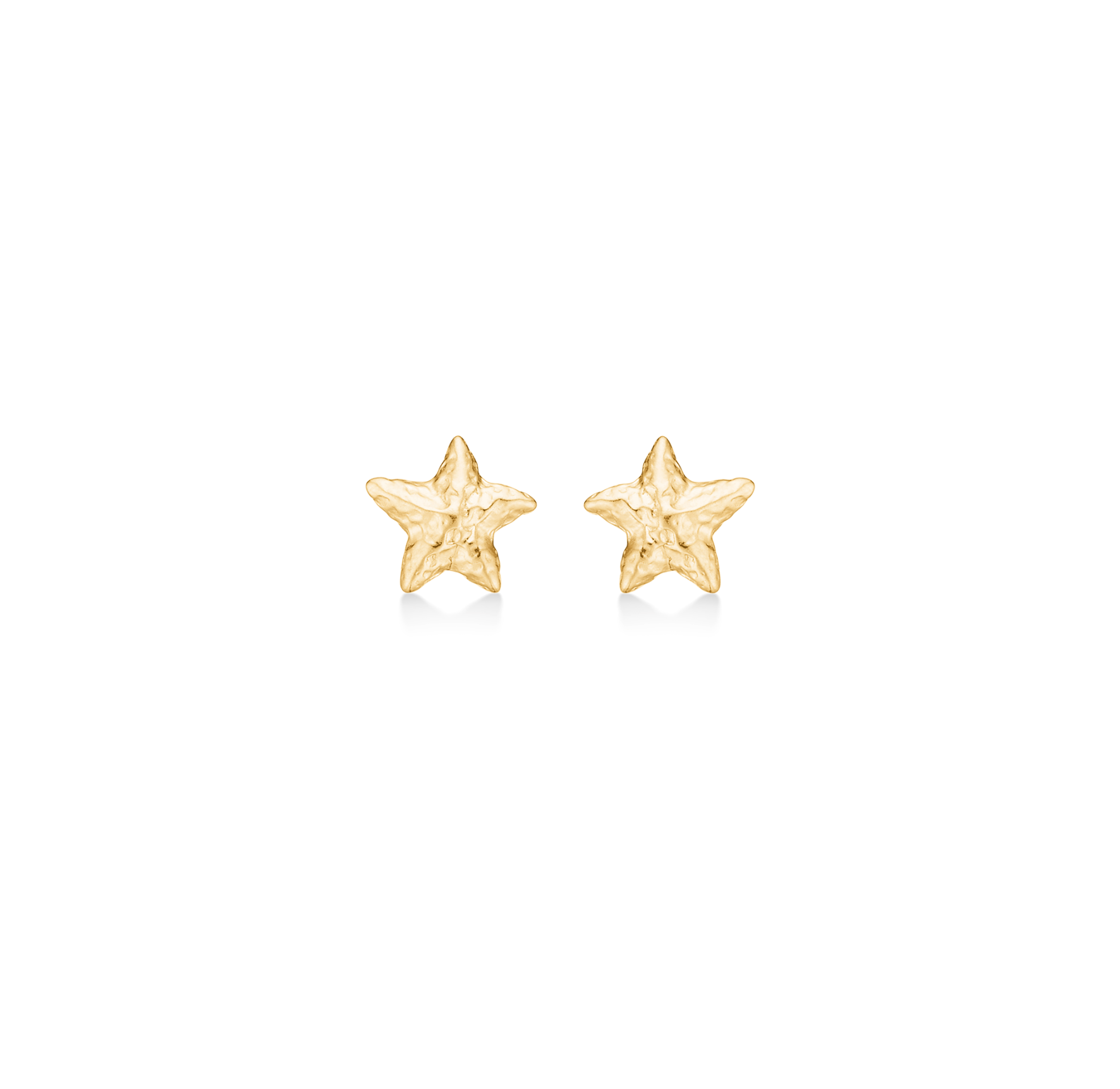 Starfish Lustre Earsticks von Studio Z in Vergoldet-Silber Sterling 925