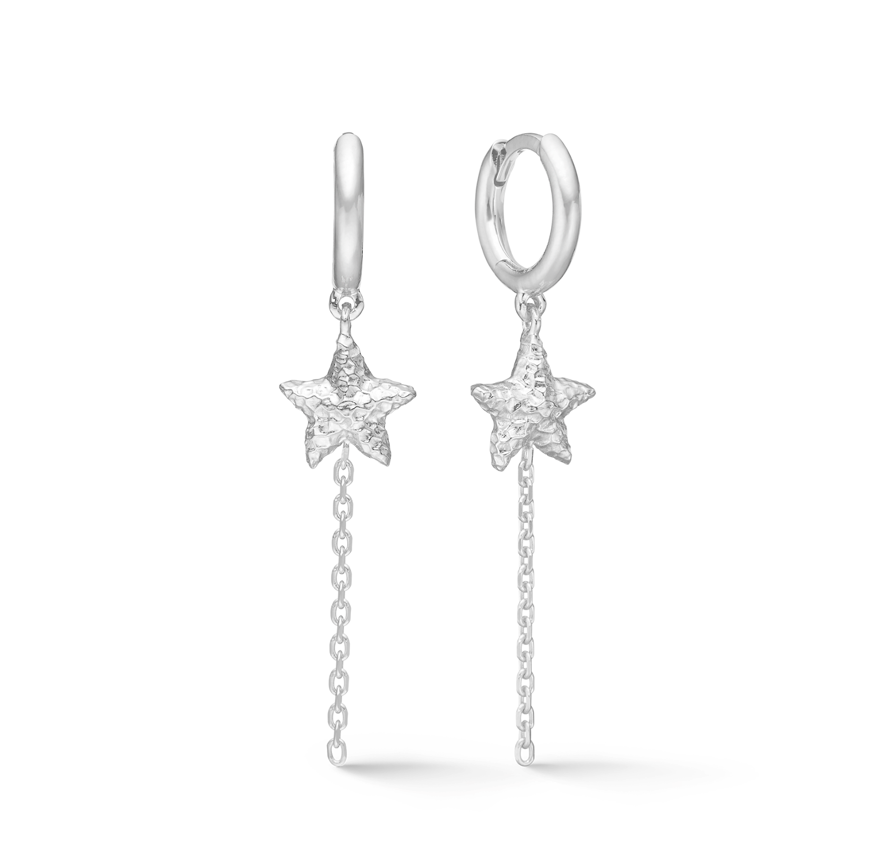 Starfish Lustre Hoops från Studio Z i Silver Sterling 925