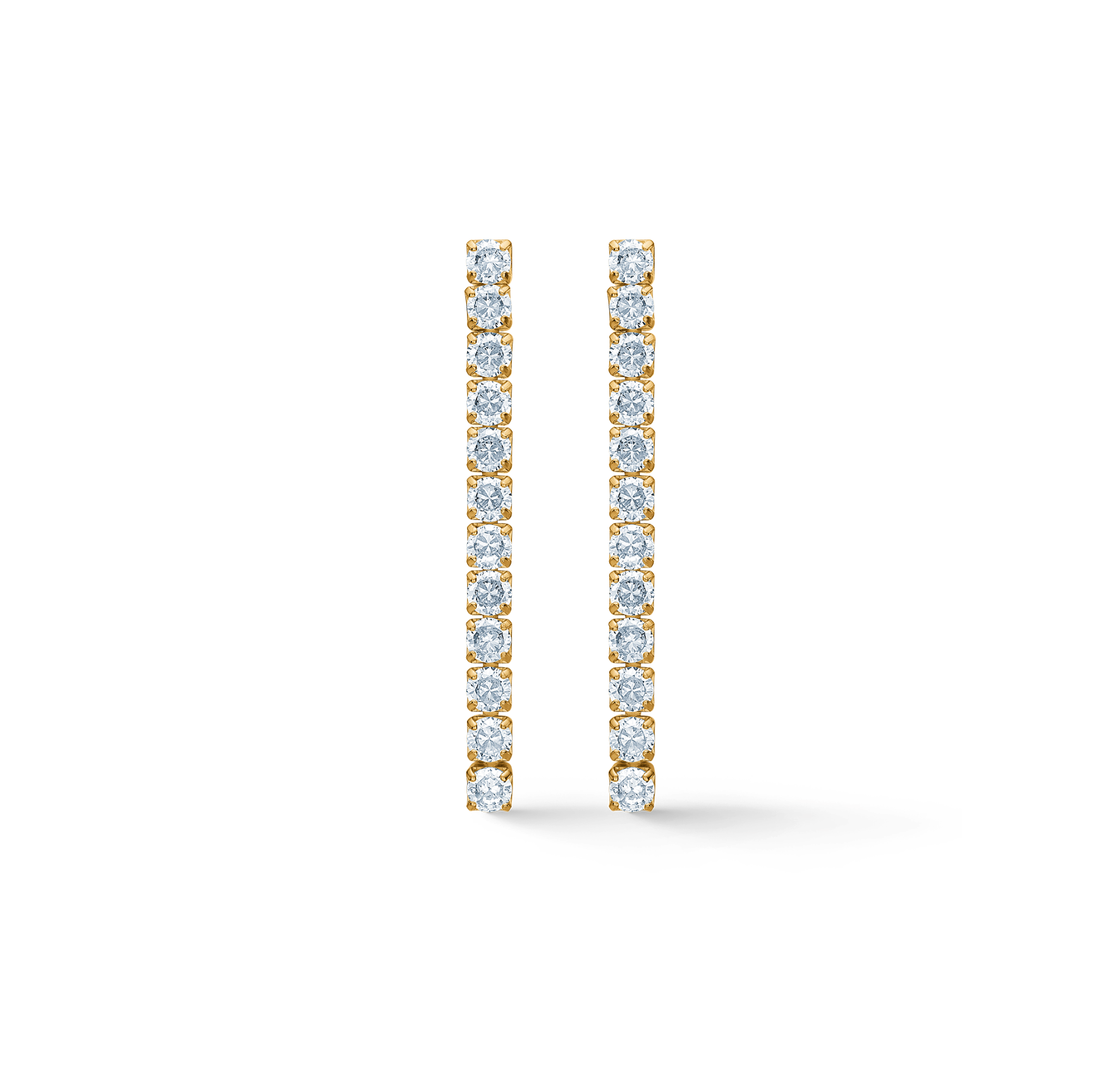 Tennis Earrings Large från Studio Z i Förgyllt-Silver Sterling 925