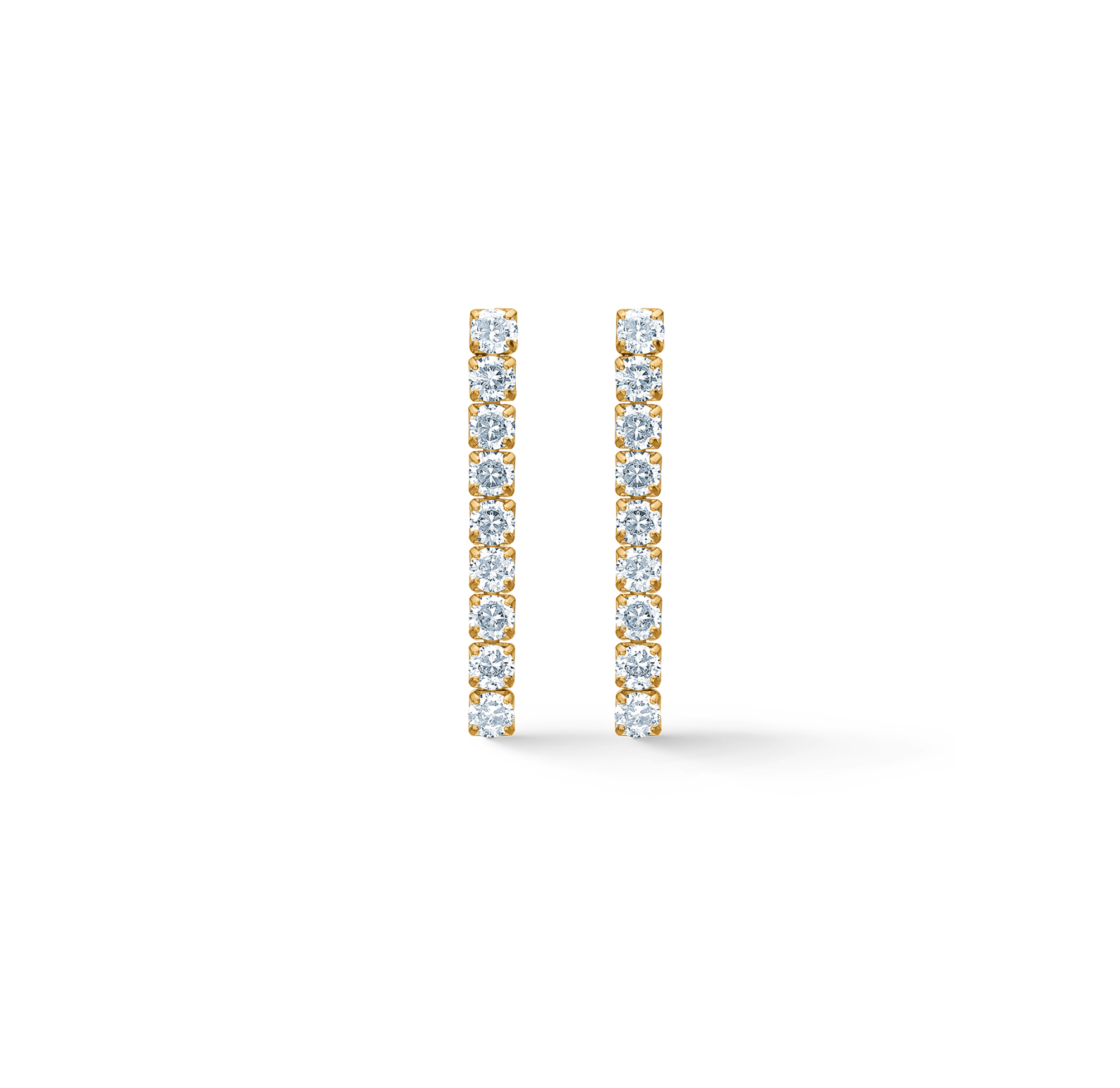 Tennis Earrings Small från Studio Z i Förgyllt-Silver Sterling 925