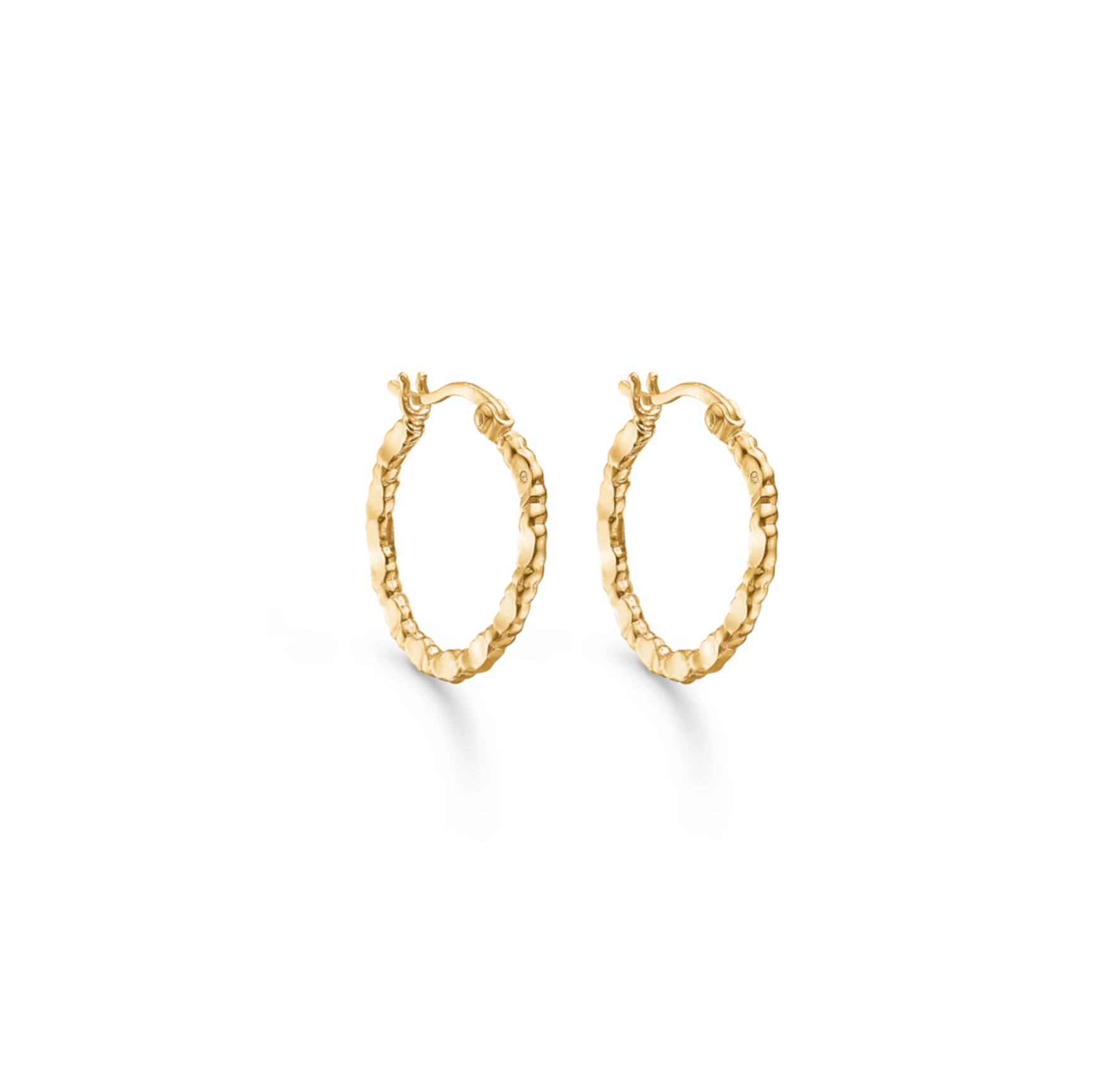 Truth Hoops von Studio Z in Vergoldet-Silber Sterling 925