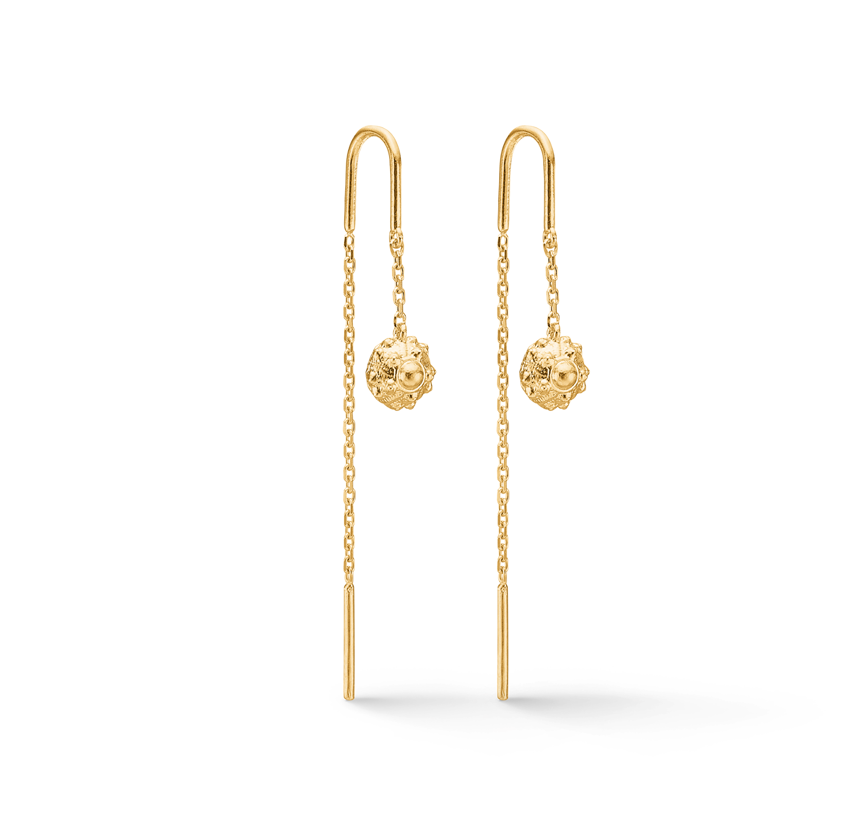Urchin Elegance Earchains fra Studio Z i Forgylt-Sølv Sterling 925