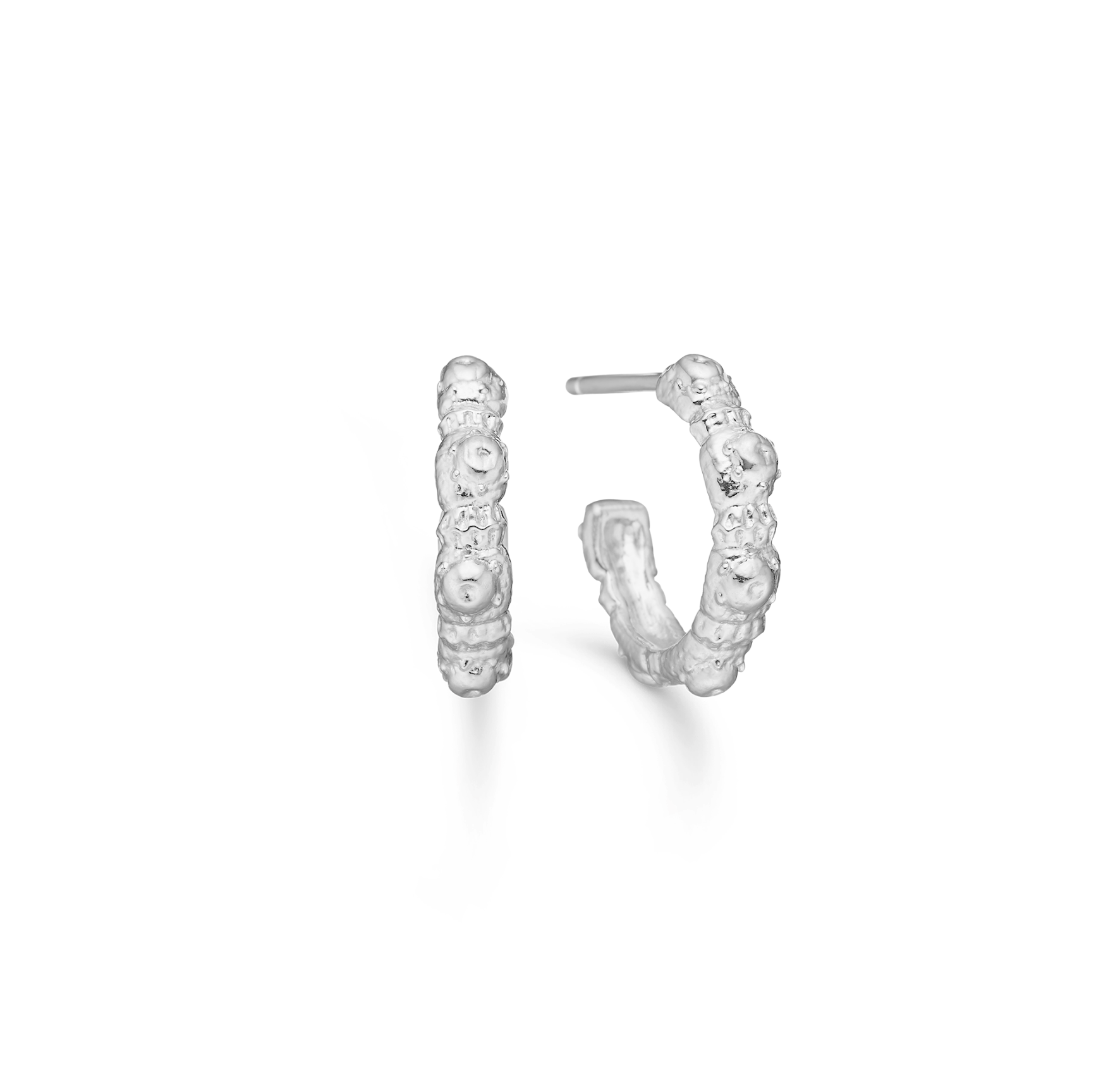Urchin Elegance Small Hoops von Studio Z in Silber Sterling 925