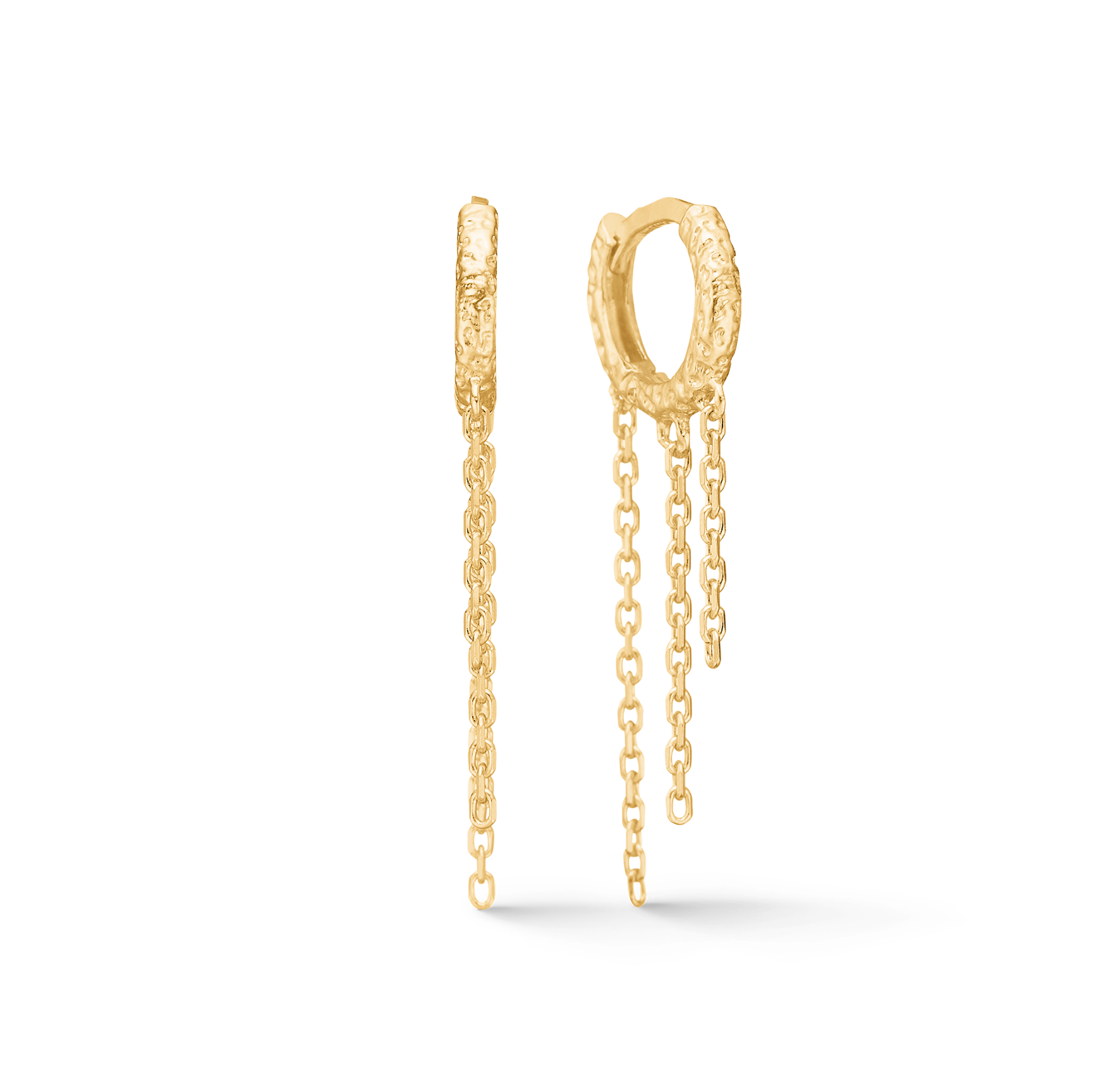 Wild Cliff Hoops från Studio Z i Förgyllt-Silver Sterling 925