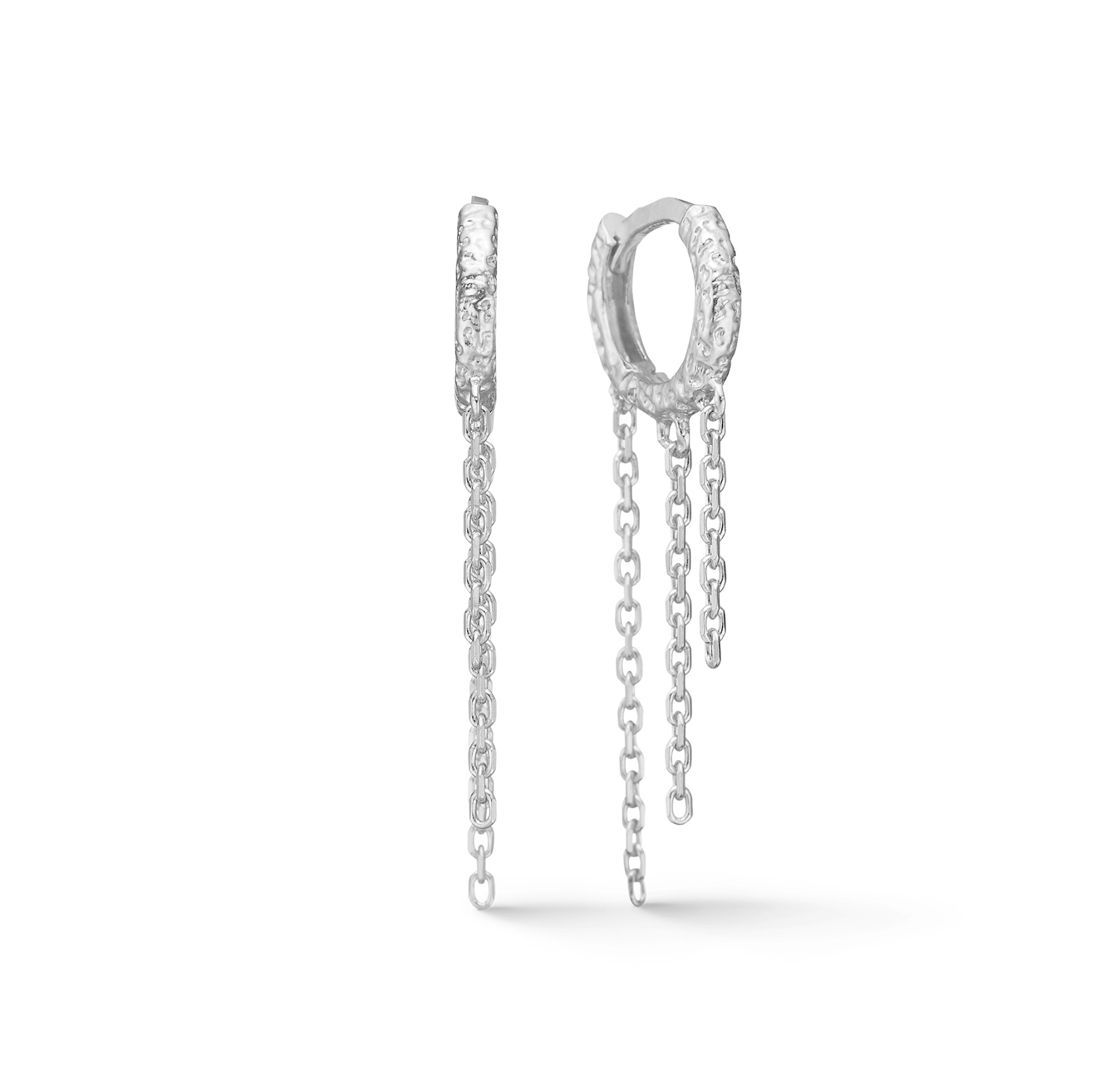 Wild Cliff Hoops von Studio Z in Silber Sterling 925