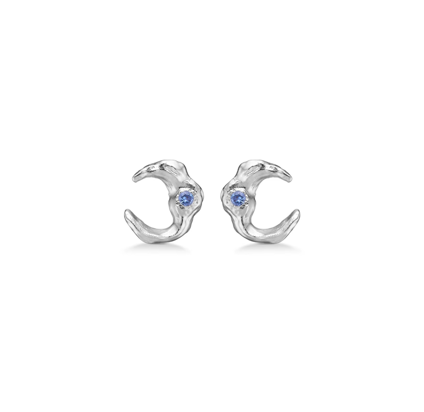 Lunar Blue Zircon Earsticks von Studio Z in Silber Sterling 925