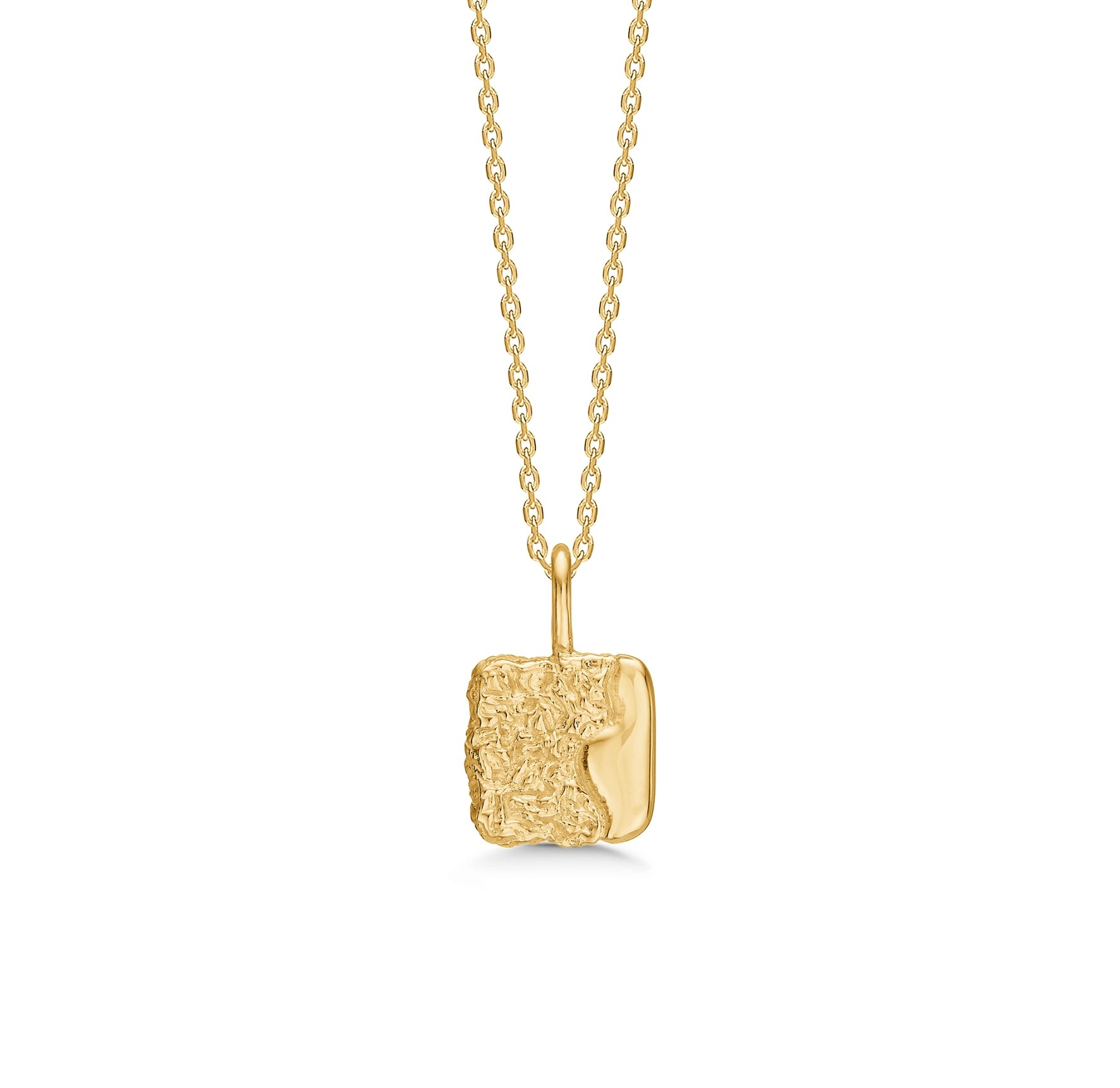 Edge Necklace de Studio Z dans Plaqué or-Argent Sterling 925