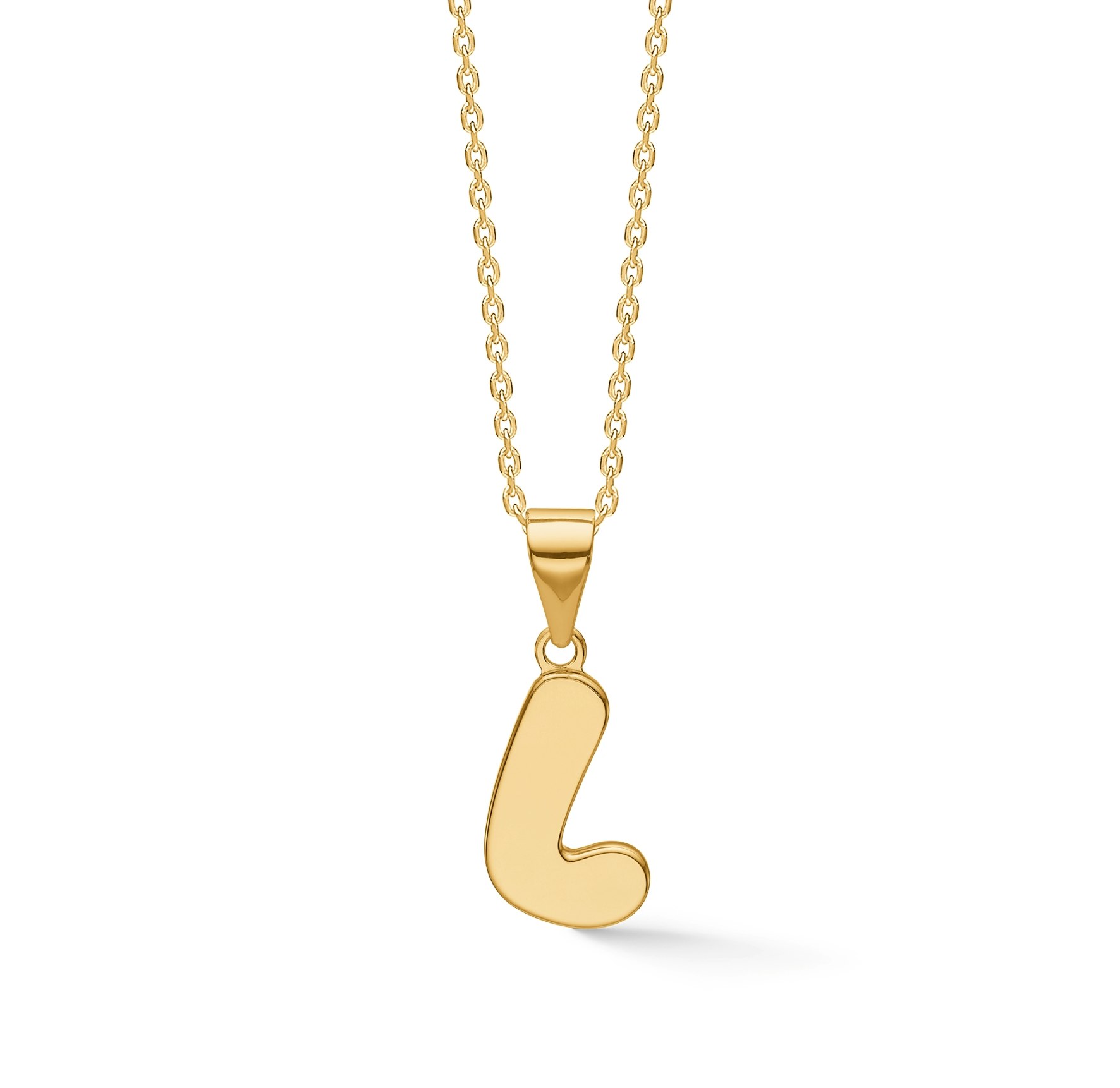 Letters L Necklace fra Studio Z i Forgylt-Sølv Sterling 925