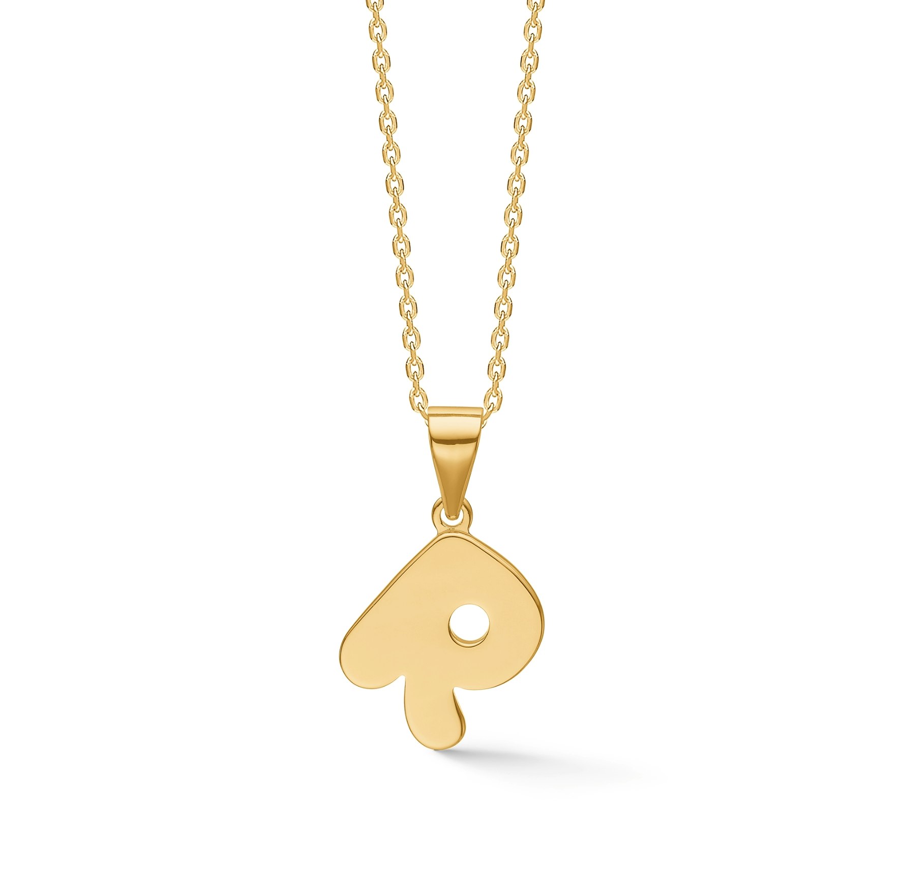 Letters R Necklace von Studio Z in Vergoldet-Silber Sterling 925