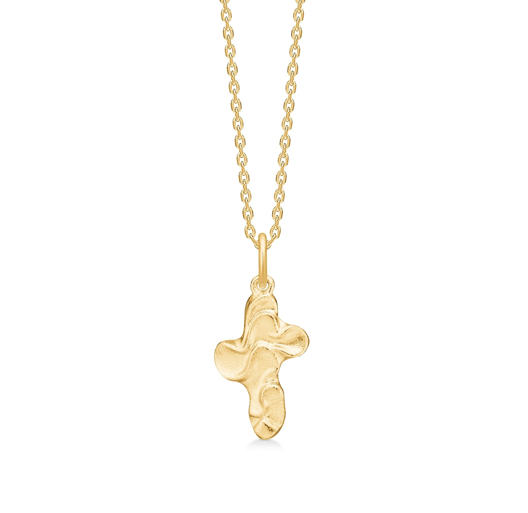Endless Waves Necklace de Studio Z dans Plaqué or-Argent Sterling 925