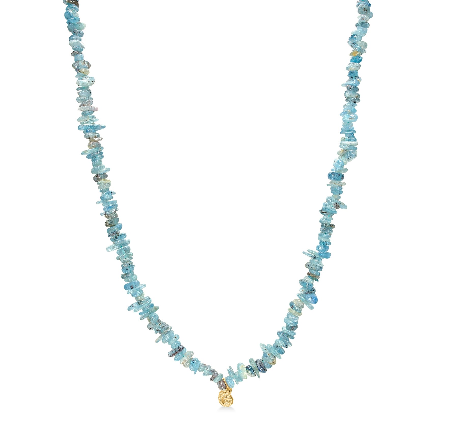Seashell Secrets Kyanit Necklace von Studio Z in Vergoldet-Silber Sterling 925