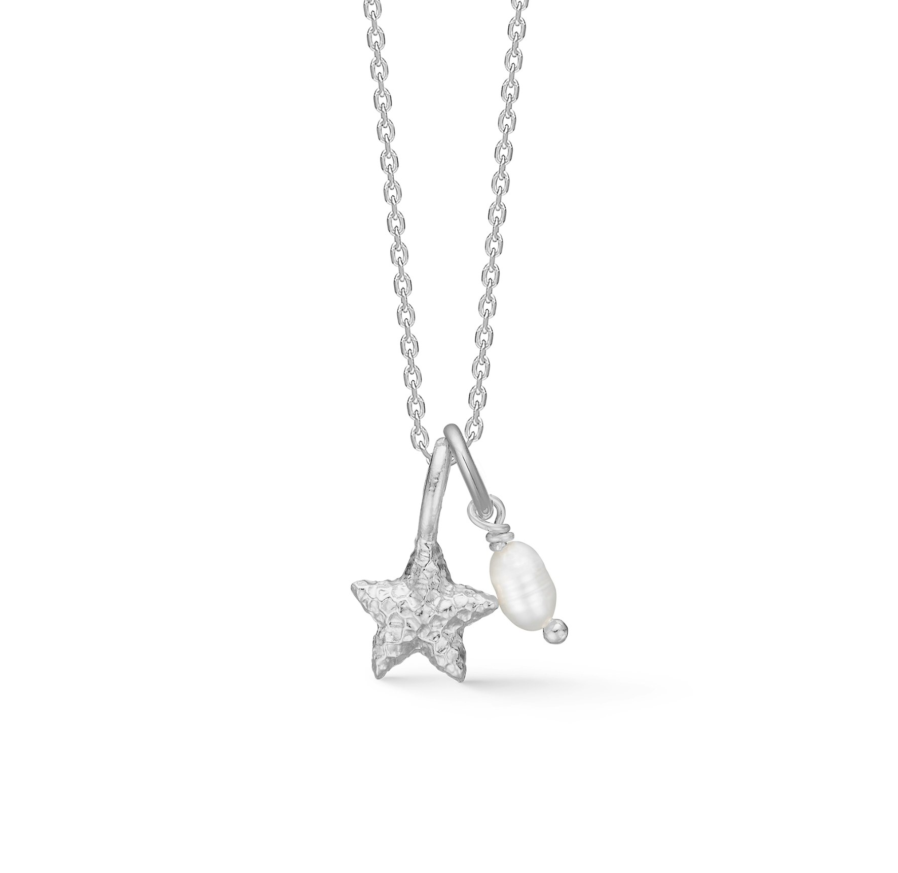 Starfish Lustre Pearl Necklace von Studio Z in Silber Sterling 925