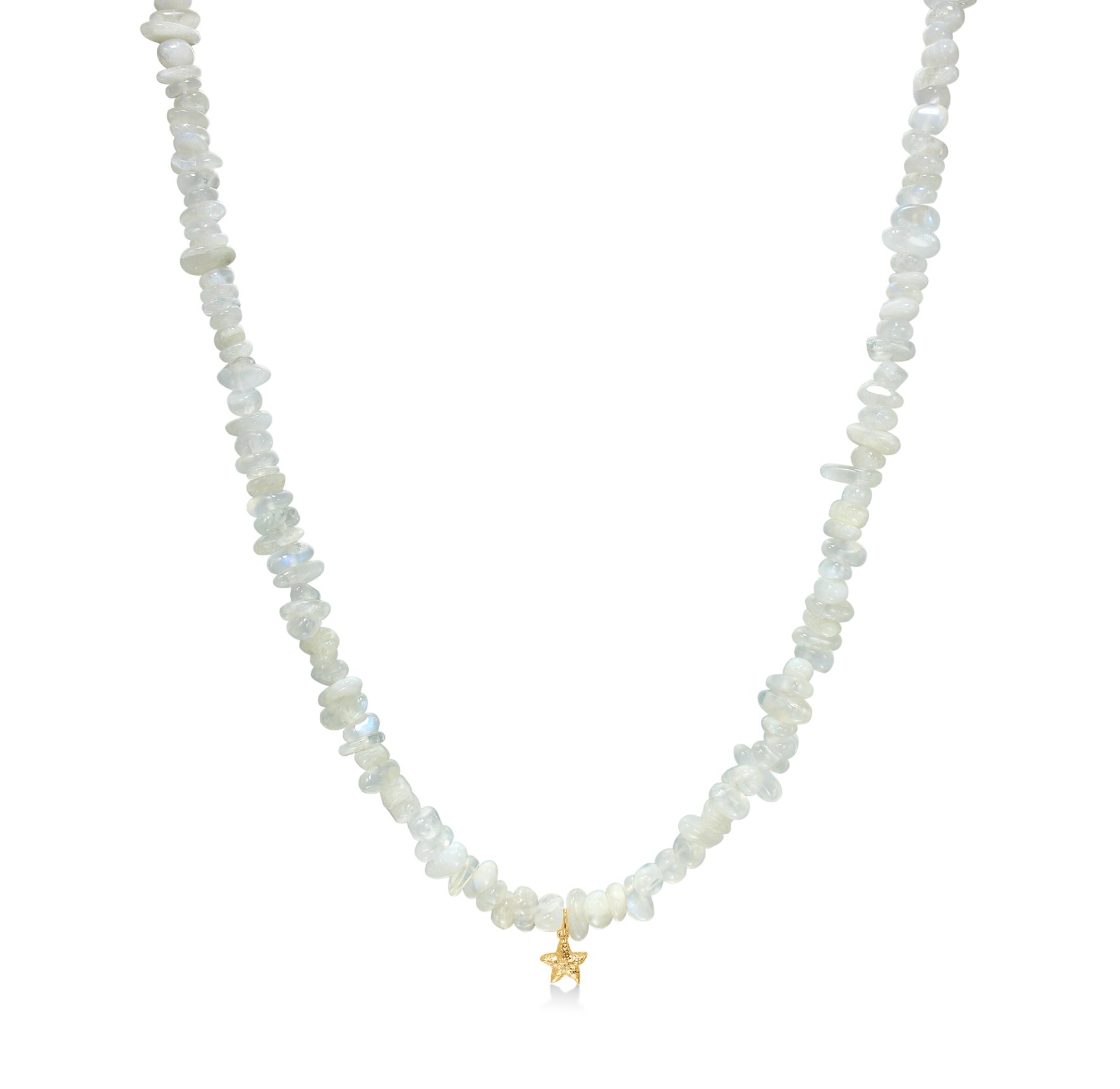 Starfish Lustre Rainbow Necklace von Studio Z in Vergoldet-Silber Sterling 925
