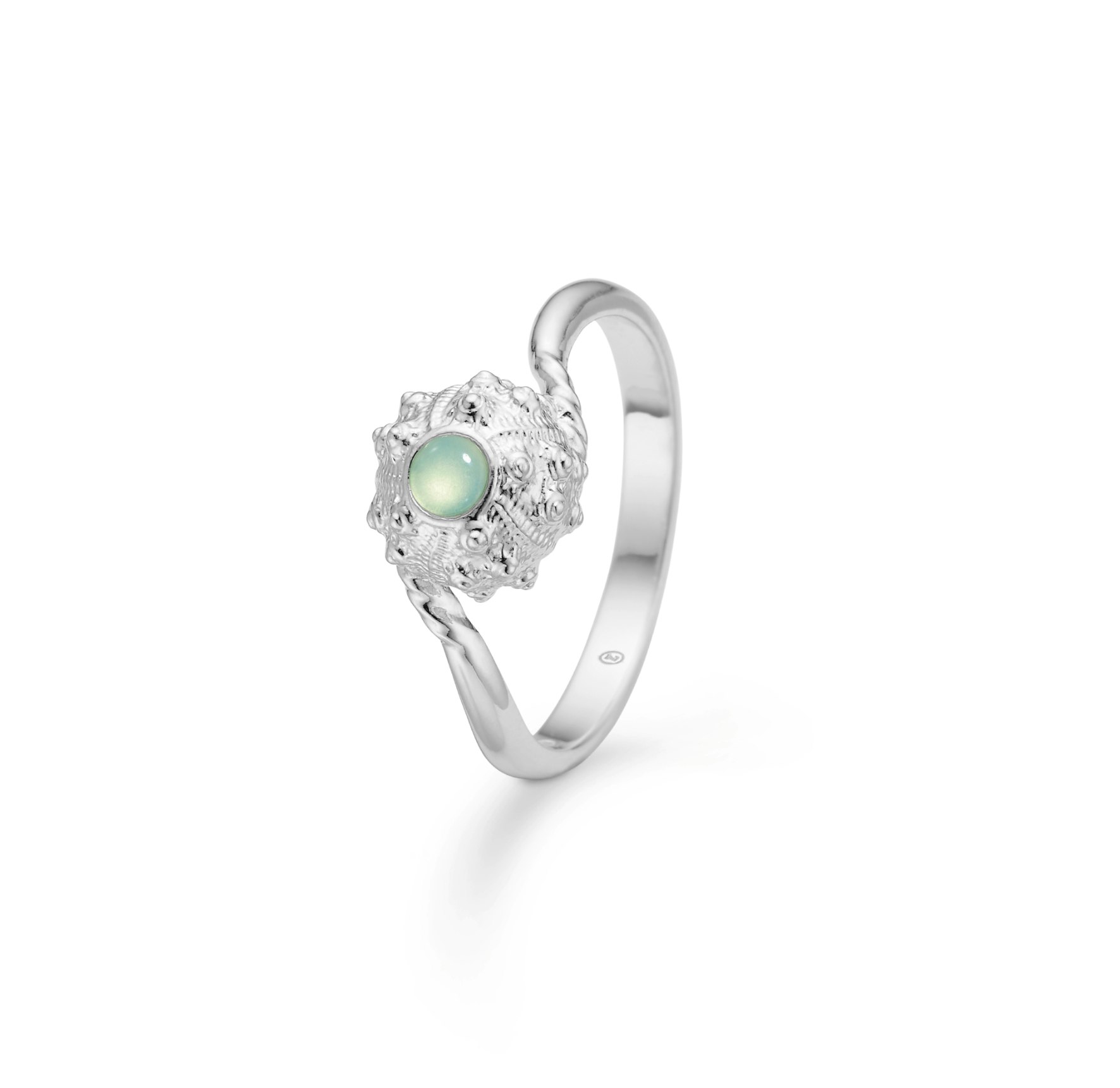 Urchin Elegance Green Zircon Ring från Studio Z i Silver Sterling 925