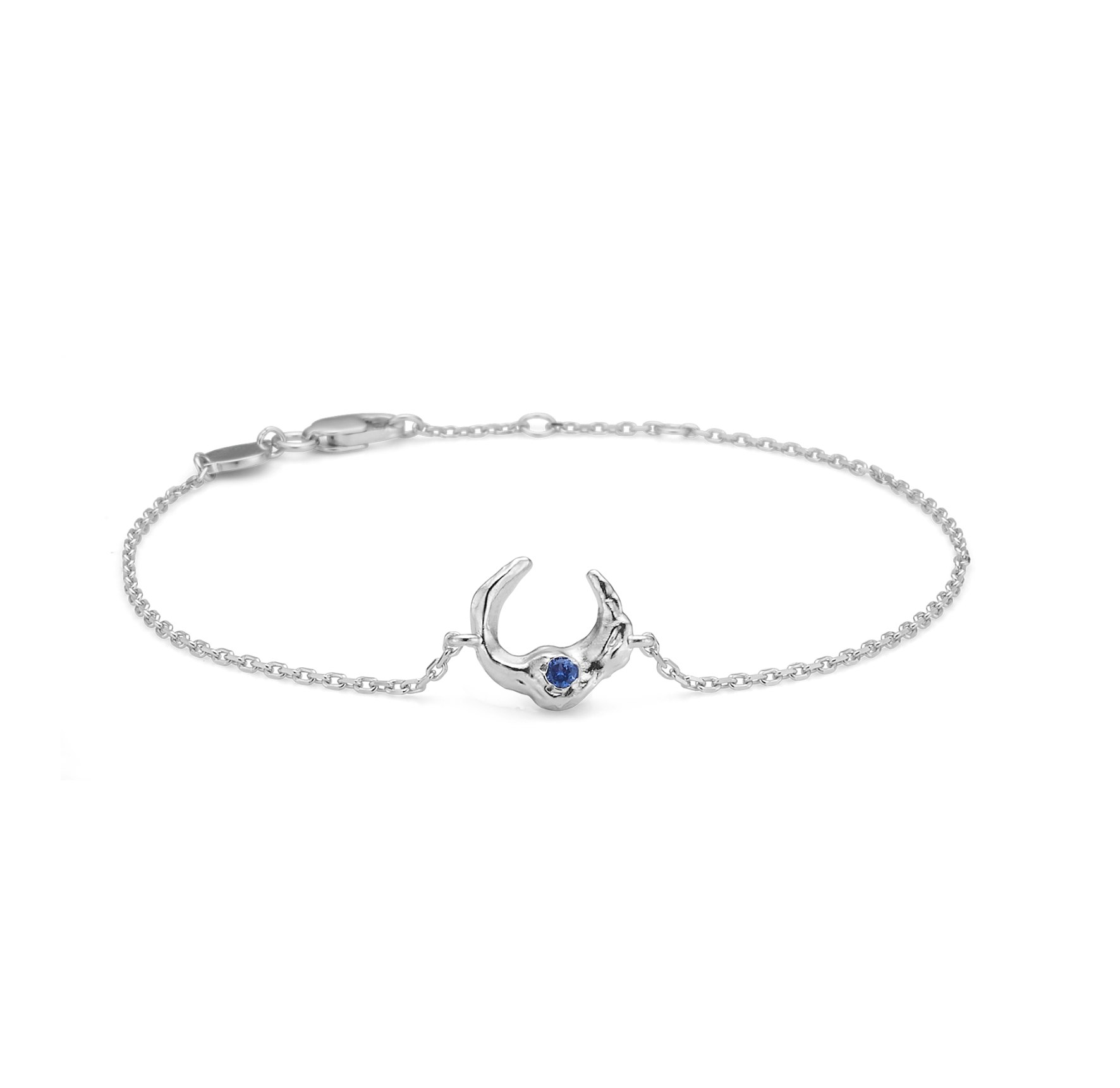 Lunar Blue Zircon Bracelet de Studio Z dans Argent Sterling 925