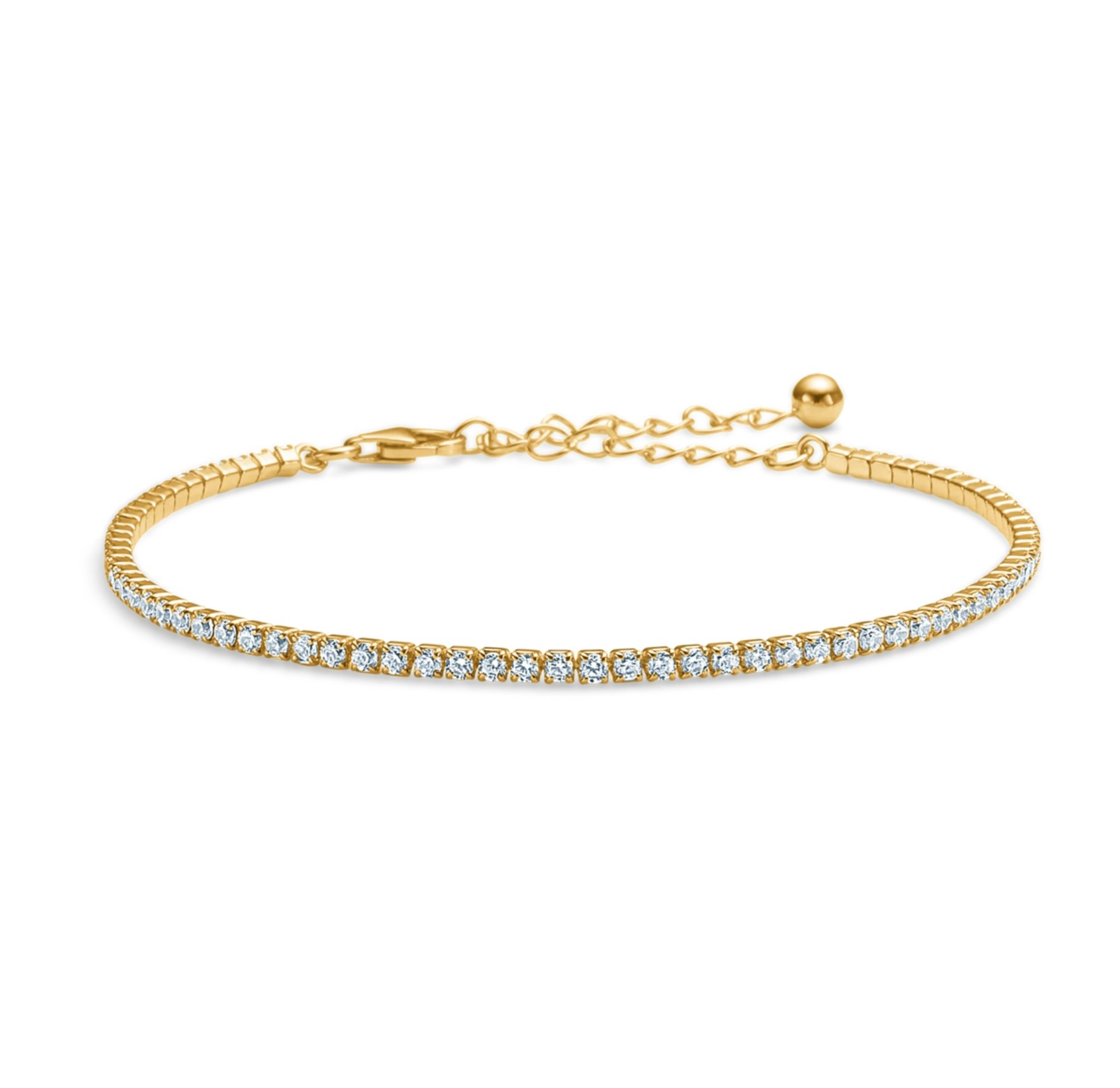 Tennis Small Bracelet från Studio Z i Förgyllt-Silver Sterling 925