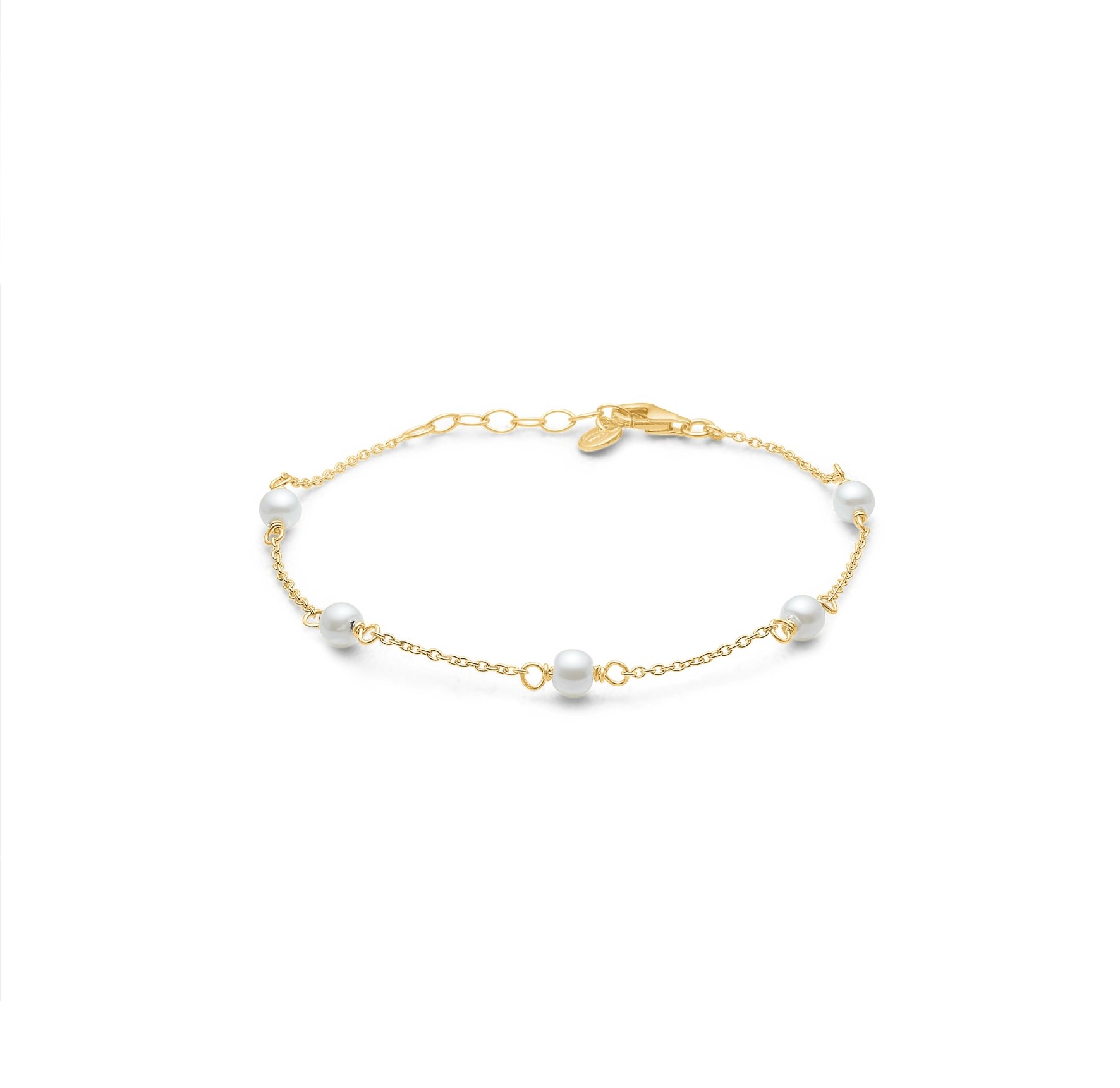 Shore 5 Pearls Bracelet de Studio Z dans Plaqué or-Argent Sterling 925
