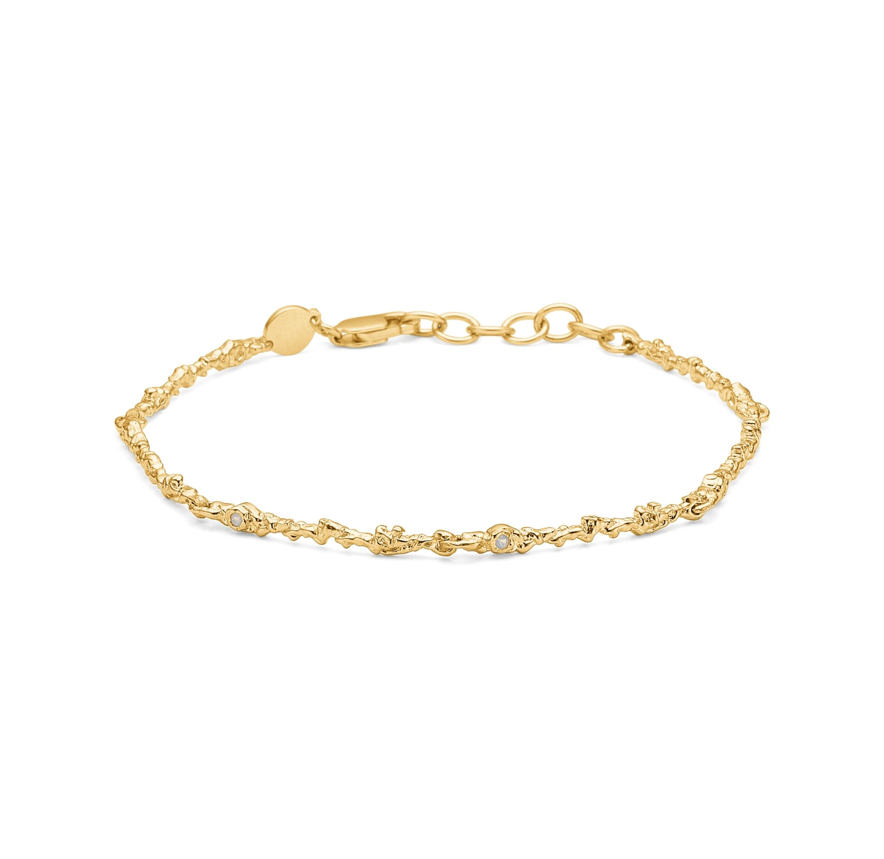 Silica Bracelet Studio Z:stä Kullattu-hopea Sterling 925:ssä}
