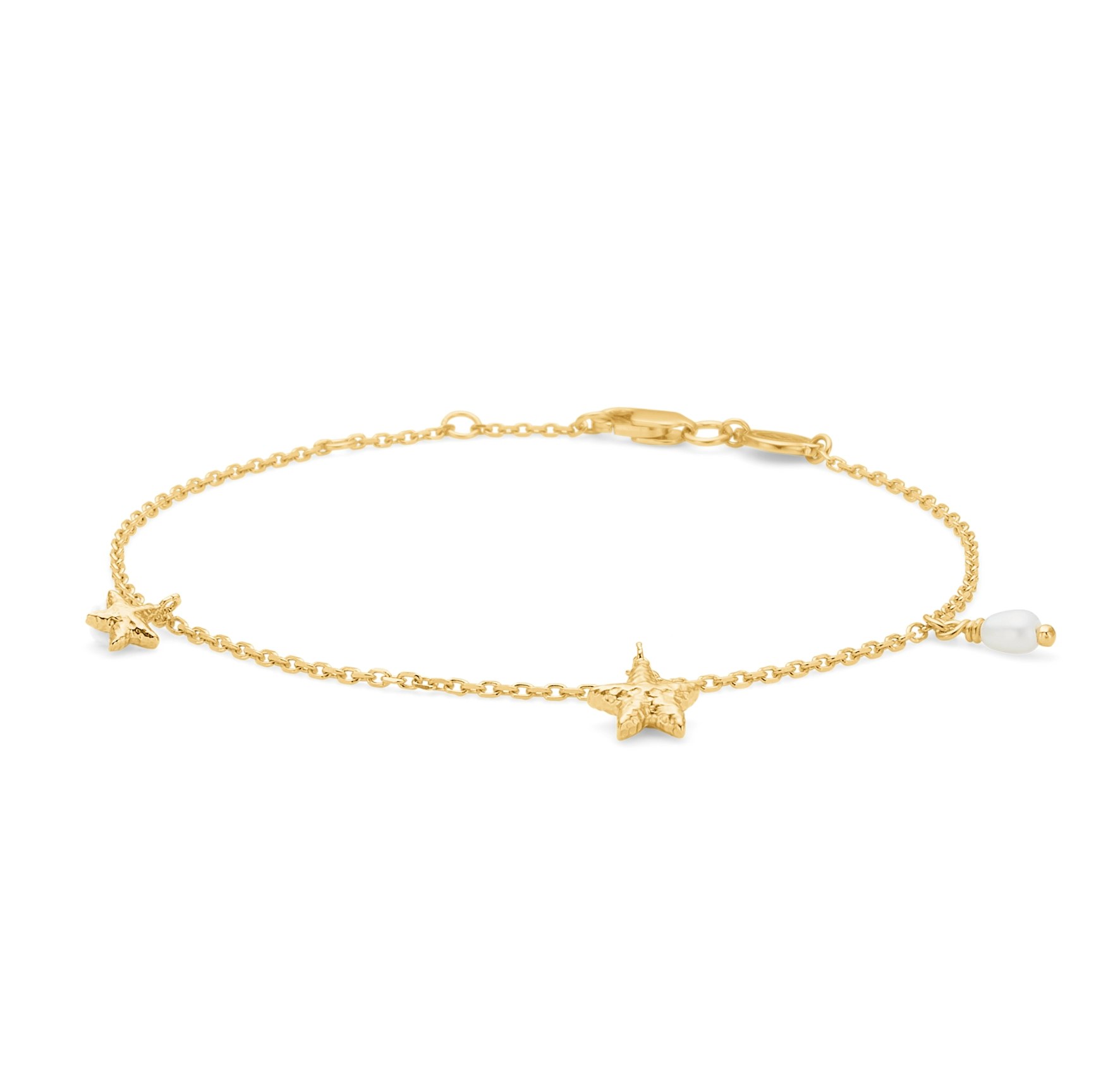 Starfish Lustre Pearl Bracelet från Studio Z i Förgyllt-Silver Sterling 925