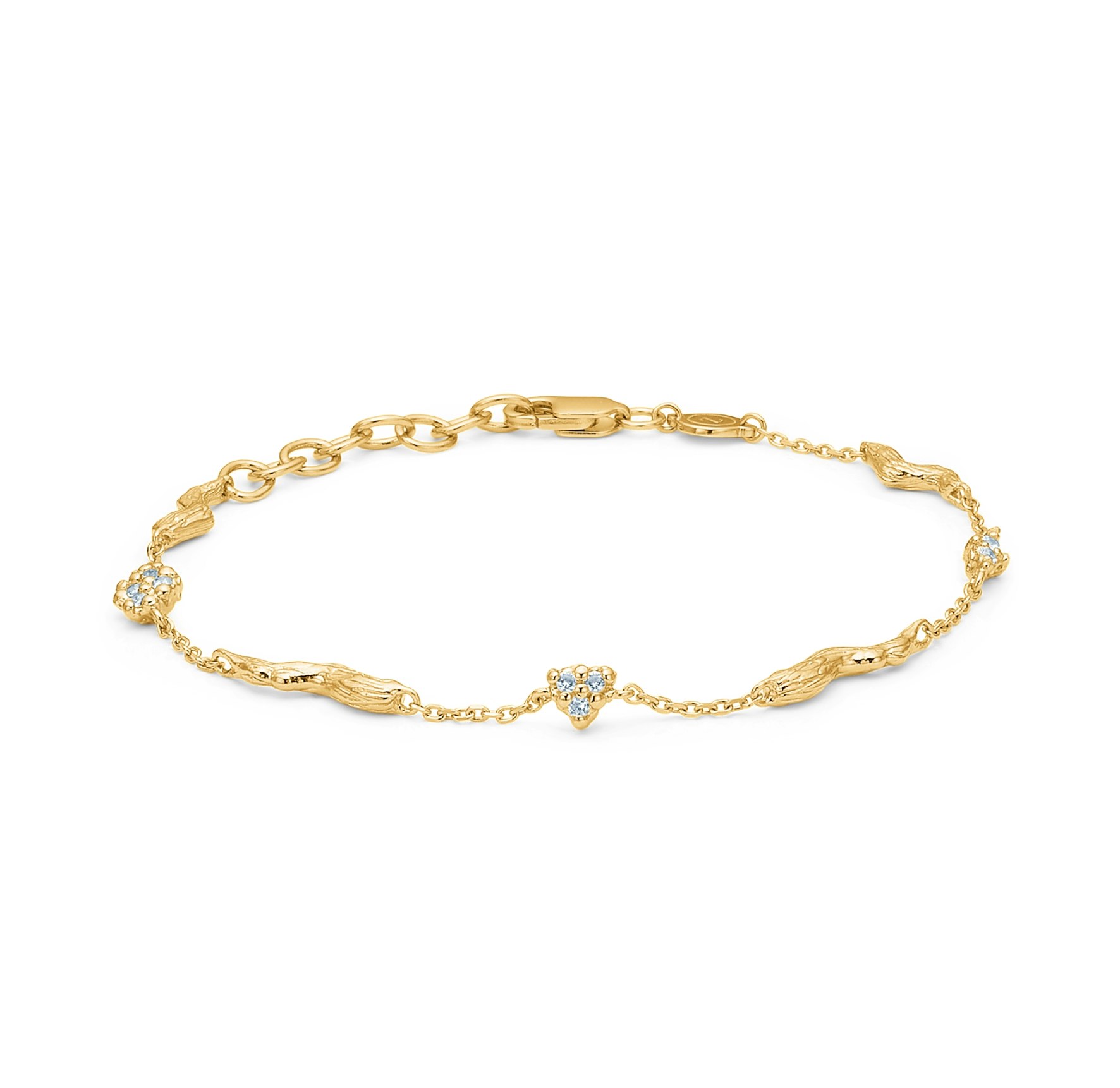 Tangled Bracelet von Studio Z in Vergoldet-Silber Sterling 925