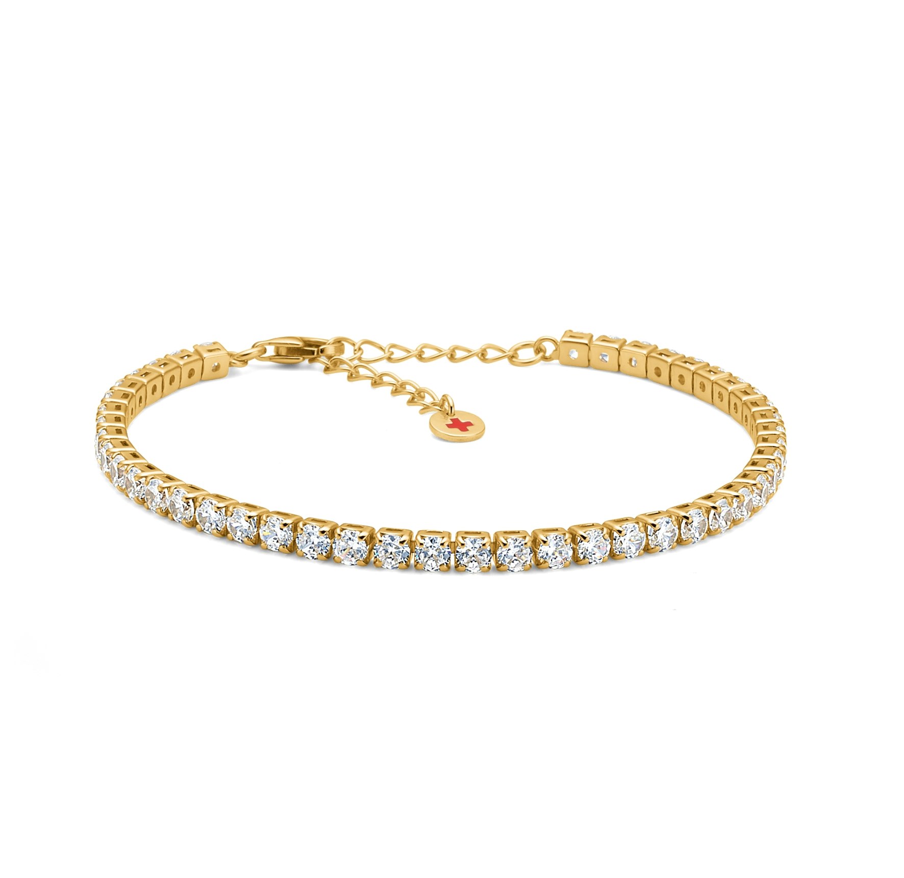 Tennis Bracelet från Studio Z i Förgyllt-Silver Sterling 925