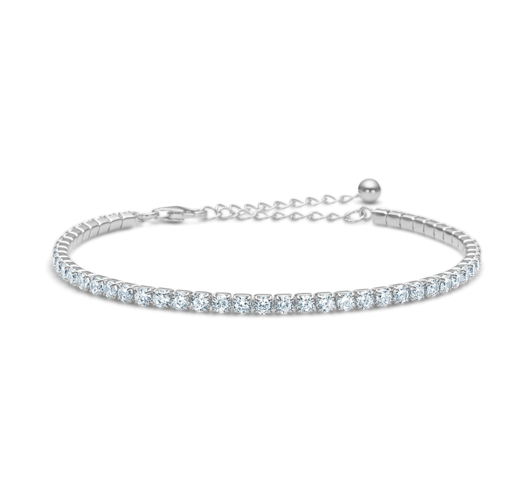 Tennis Medium Bracelet från Studio Z i Silver Sterling 925
