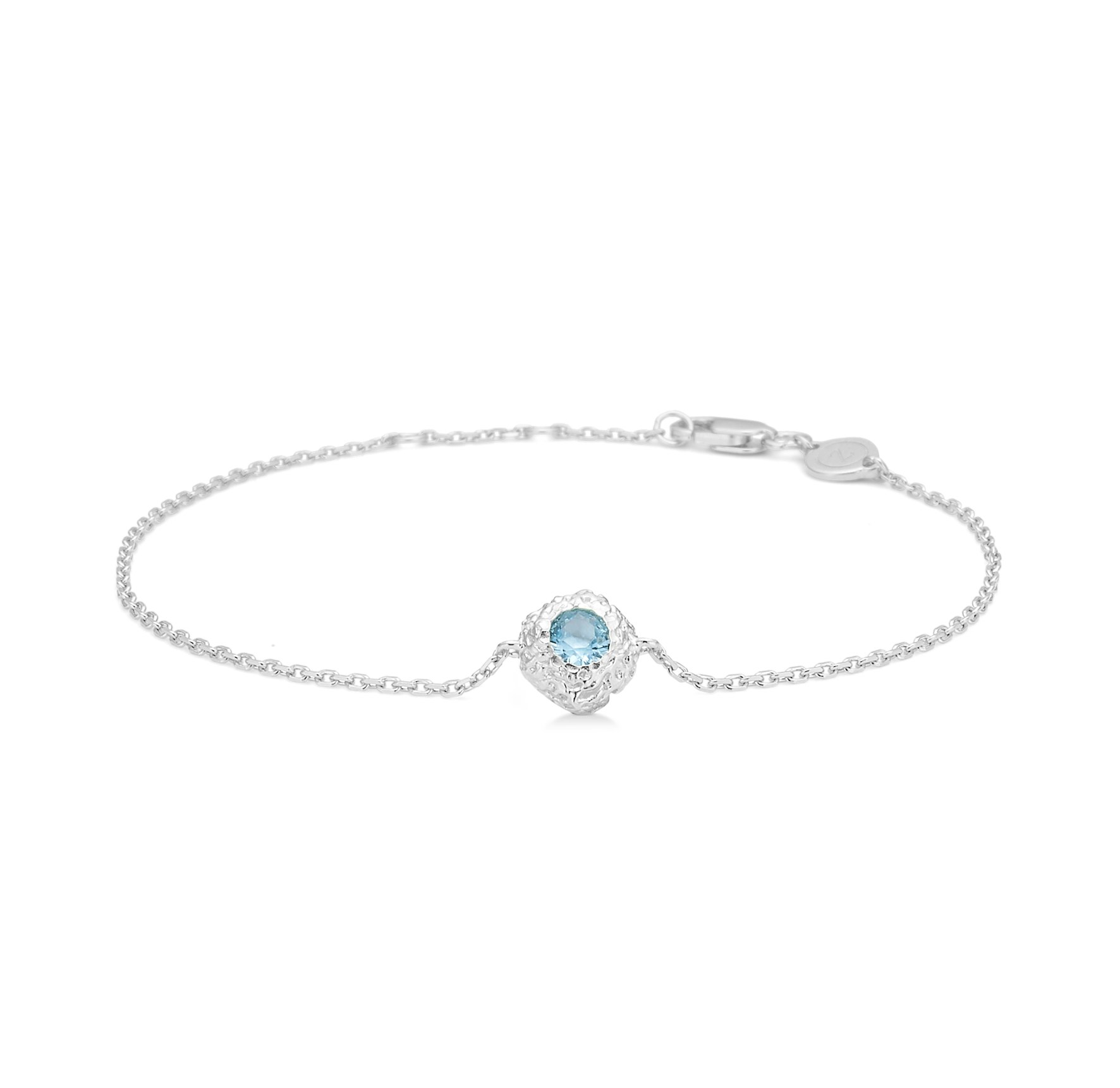Wild Cliff Blue Zircon Bracelet von Studio Z in Silber Sterling 925