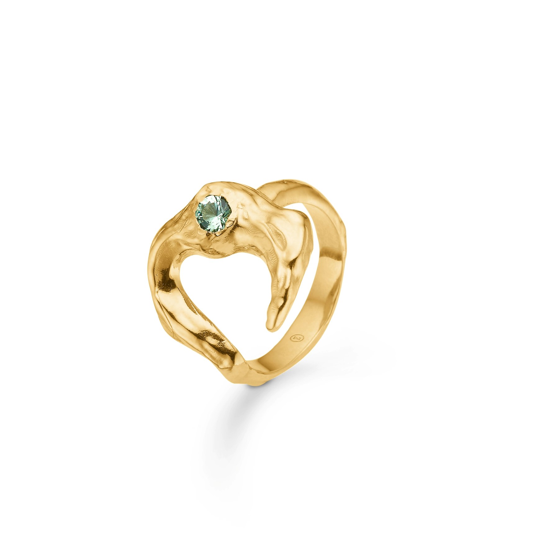 Lunar Green Zircon Ring