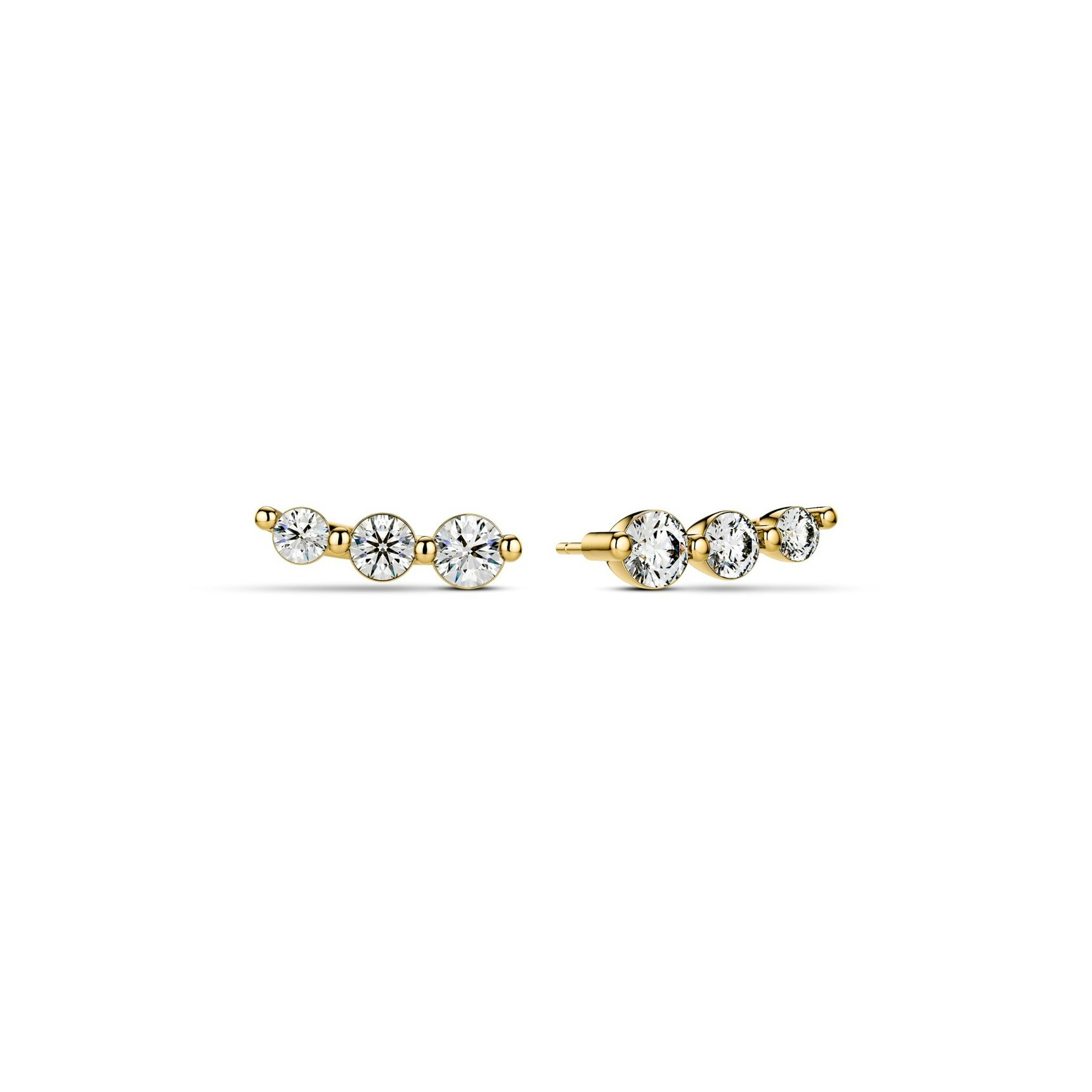 Tiara Piccolo Earrings 0.48 ct fra Sif Jakobs Diamond i Gull