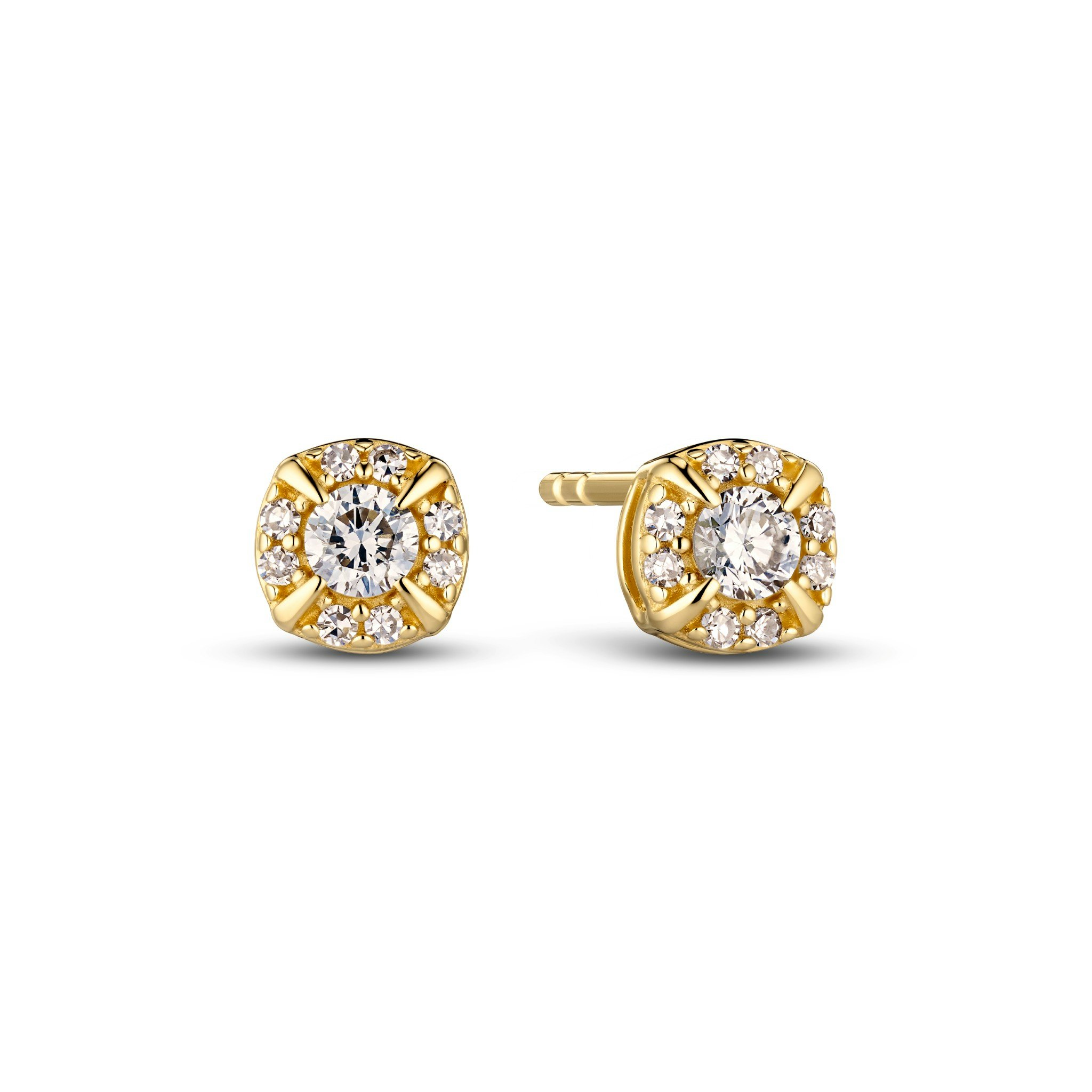 Rome Earrings 0.17 ct fra Sif Jakobs Diamond i Gull