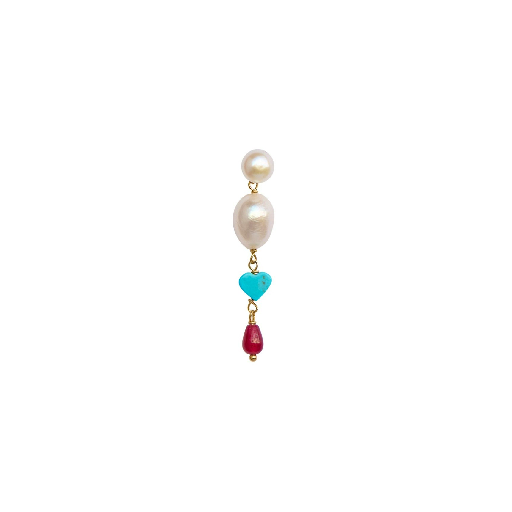 Lou Lou Earring von STINE A Jewelry in Vergoldet-Silber Sterling 925