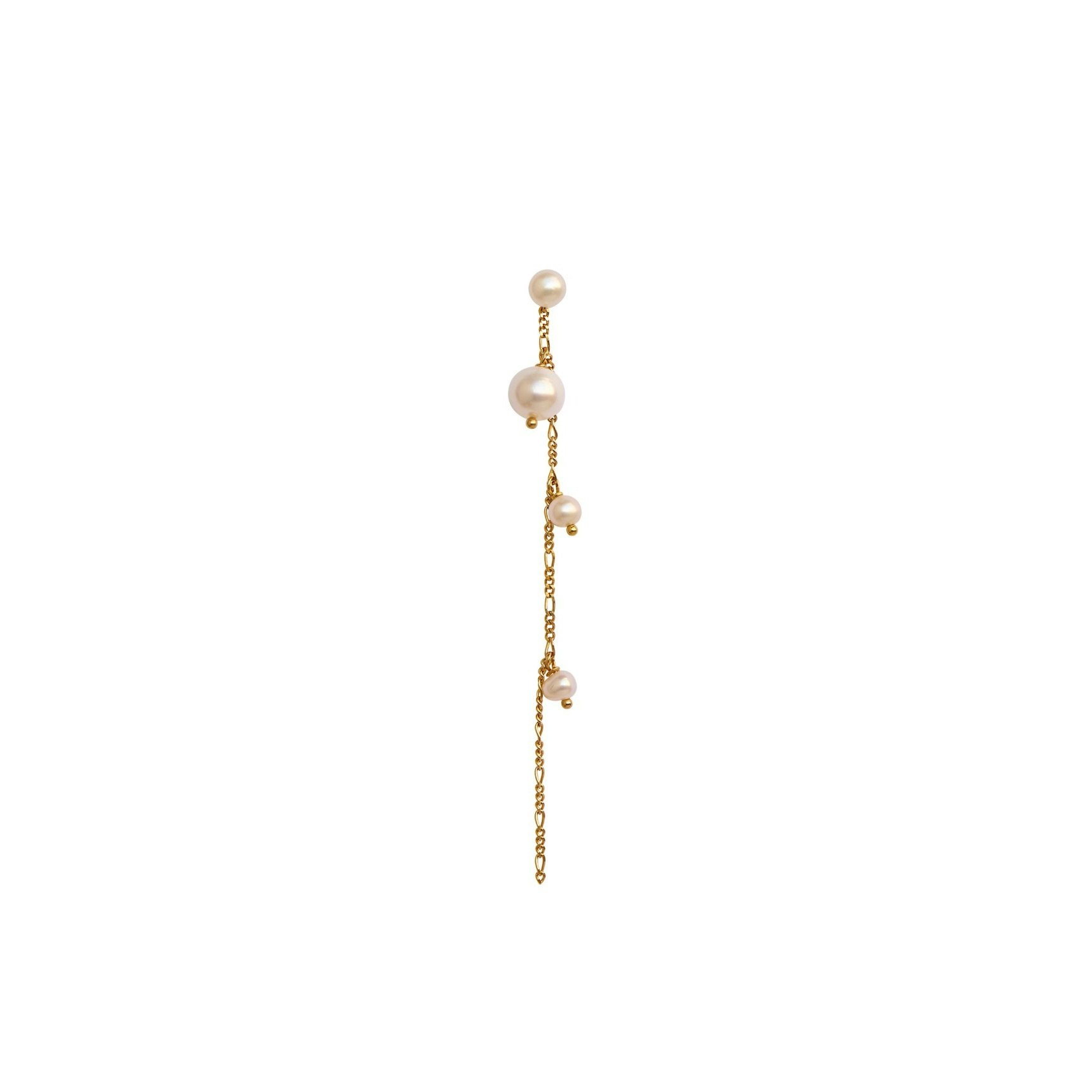 Callas Earring Long von STINE A Jewelry in Vergoldet-Silber Sterling 925