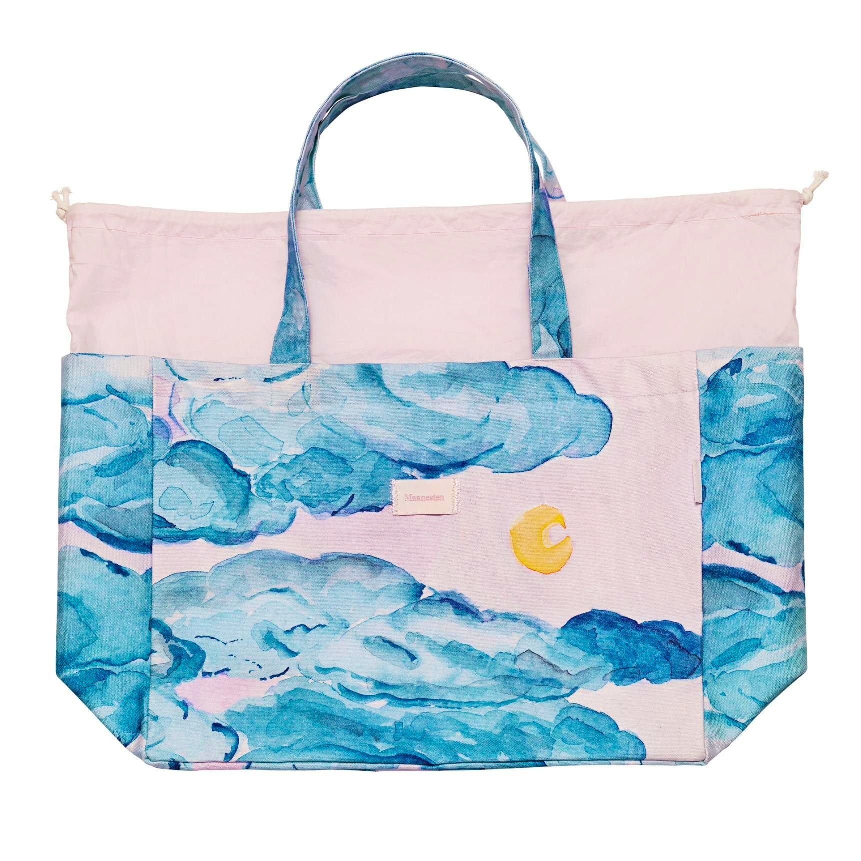 Moonshine Rose Big Canvas Totebag