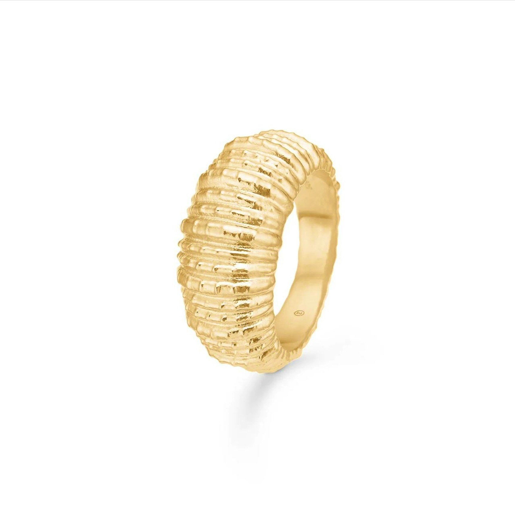 Seashell Secrets Large Ring fra Studio Z i Forgylt-Sølv Sterling 925