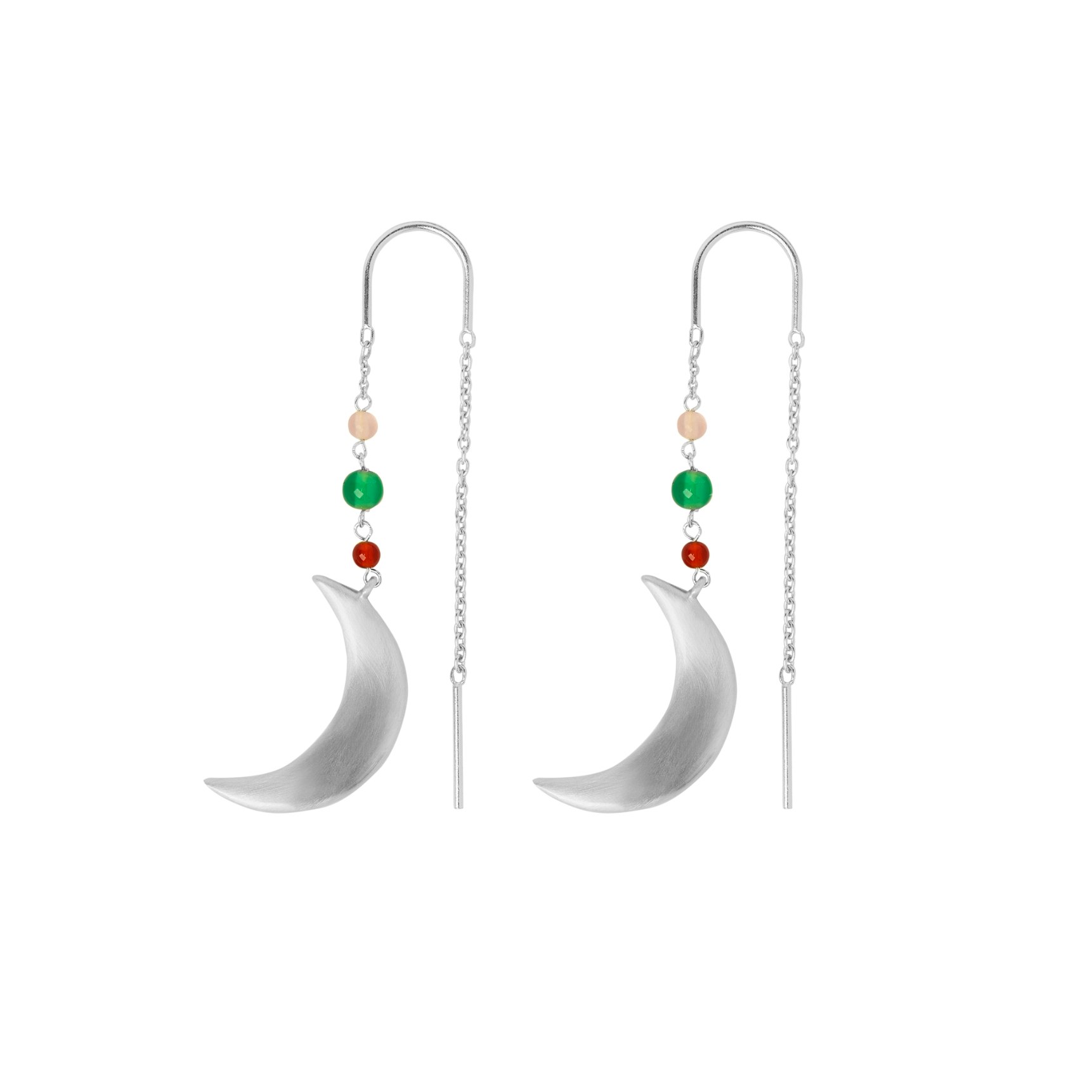 Summer Moon Earrings Color fra byBiehl i Sølv Sterling 925