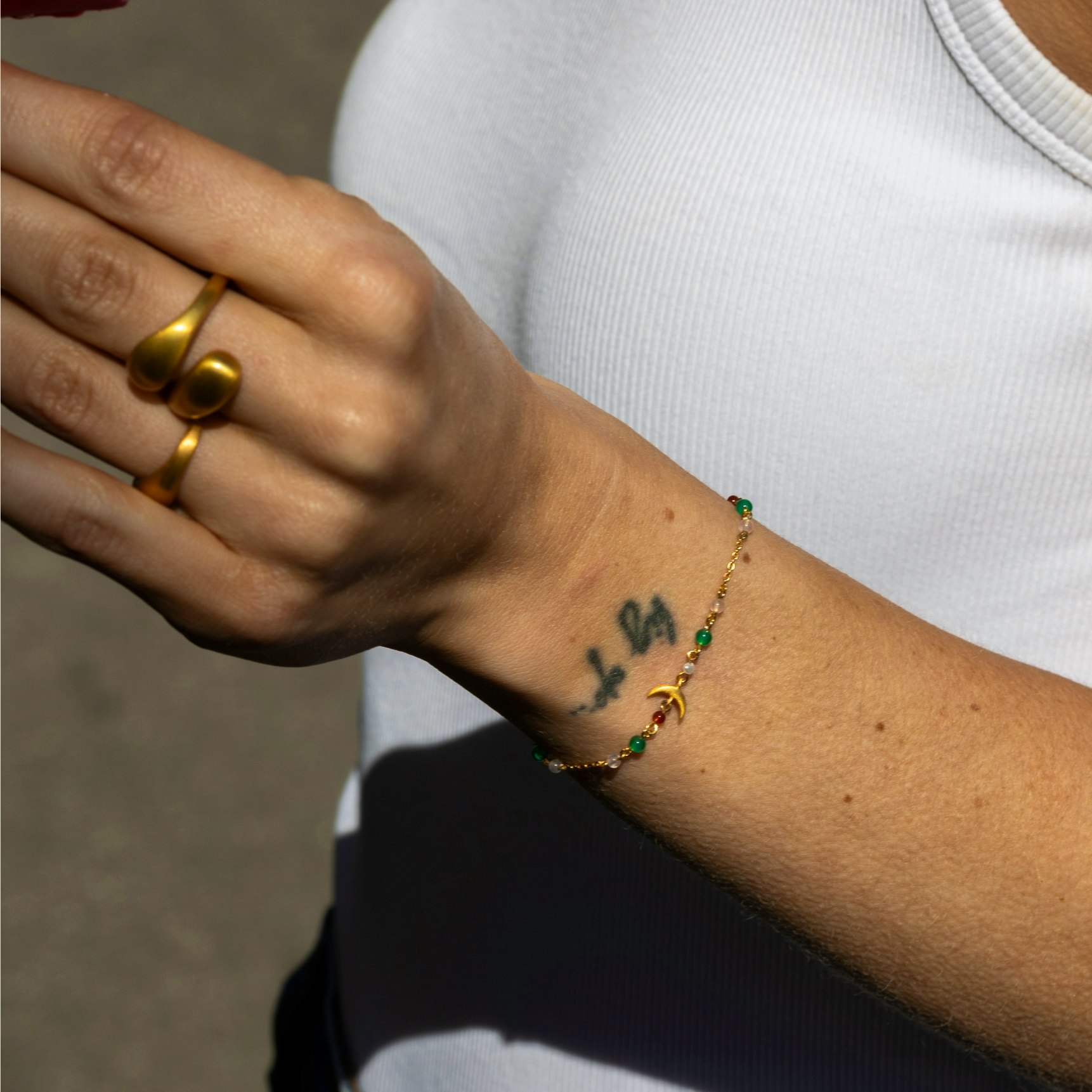 Summer Moon Bracelet Color von byBiehl in Silber Sterling 925