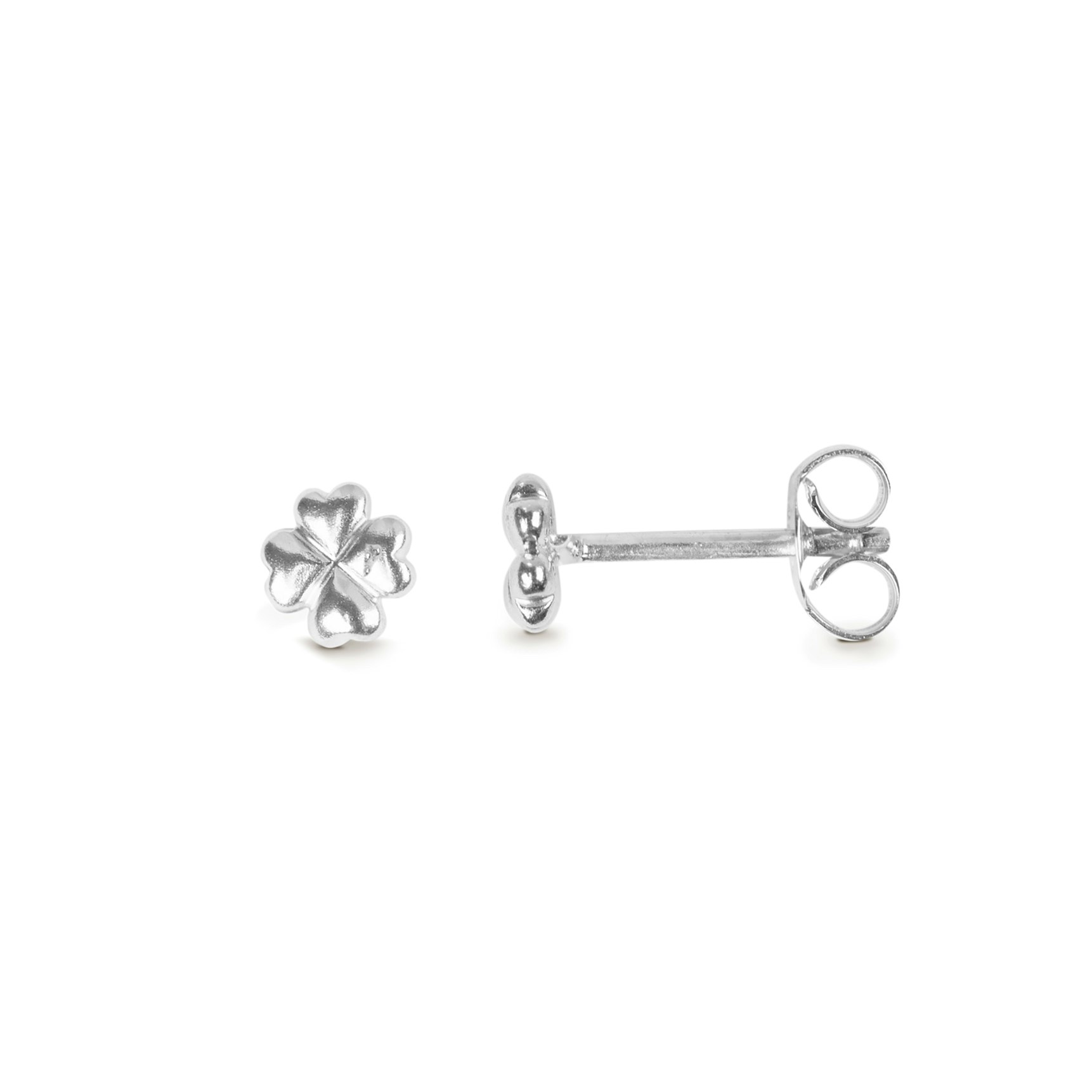 Lucky Four Leaf Studs från byBiehl i Silver Sterling 925